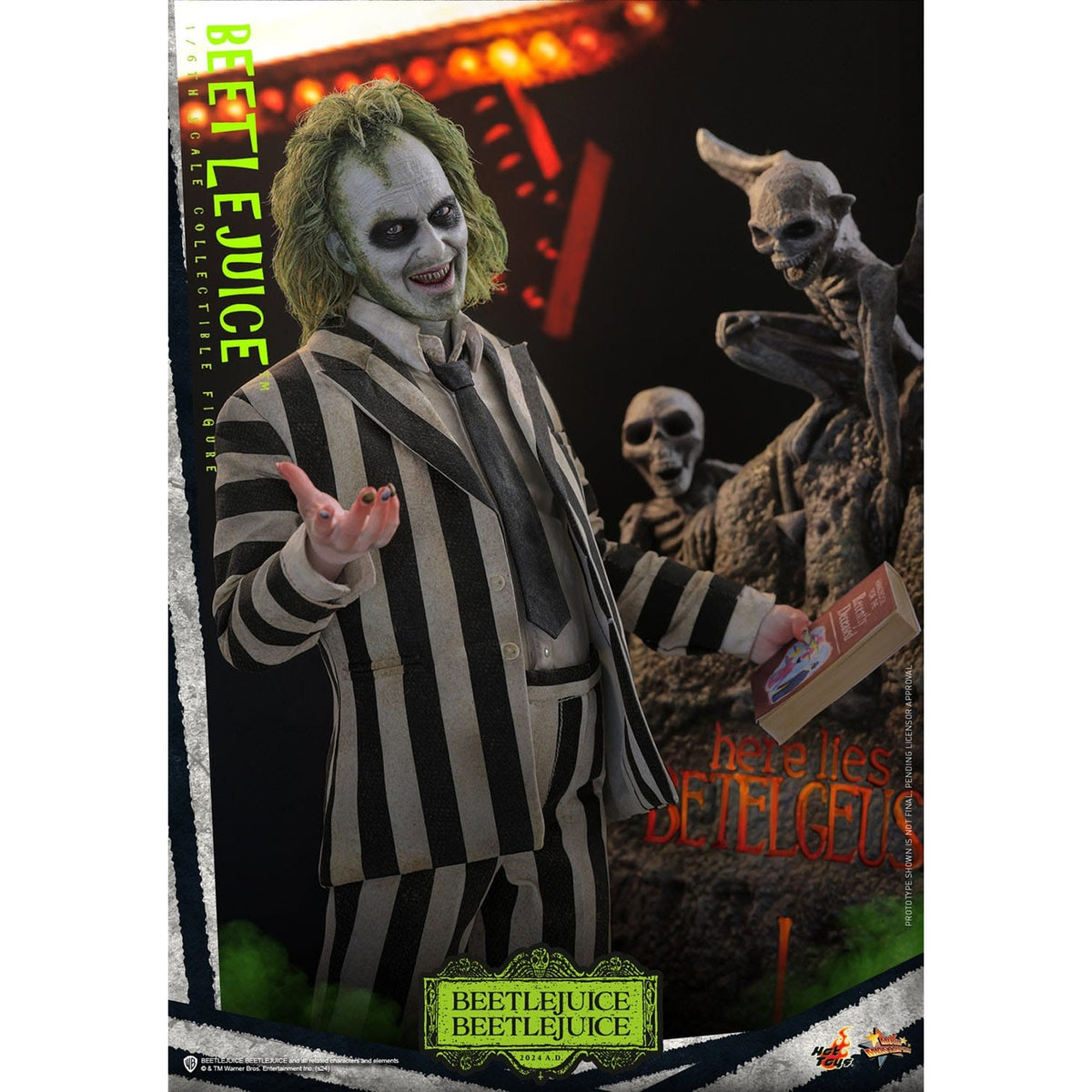 Immagine del prodotto Beetlejuice action figure Masterpiece 1:6 - Beetlejuice