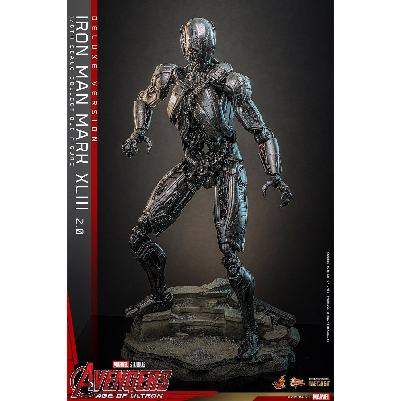 Immagine del prodotto Avengers: Age of Ultron - Iron Man Mark XLIII action figure Masterpiece 1:6 Versione Deluxe