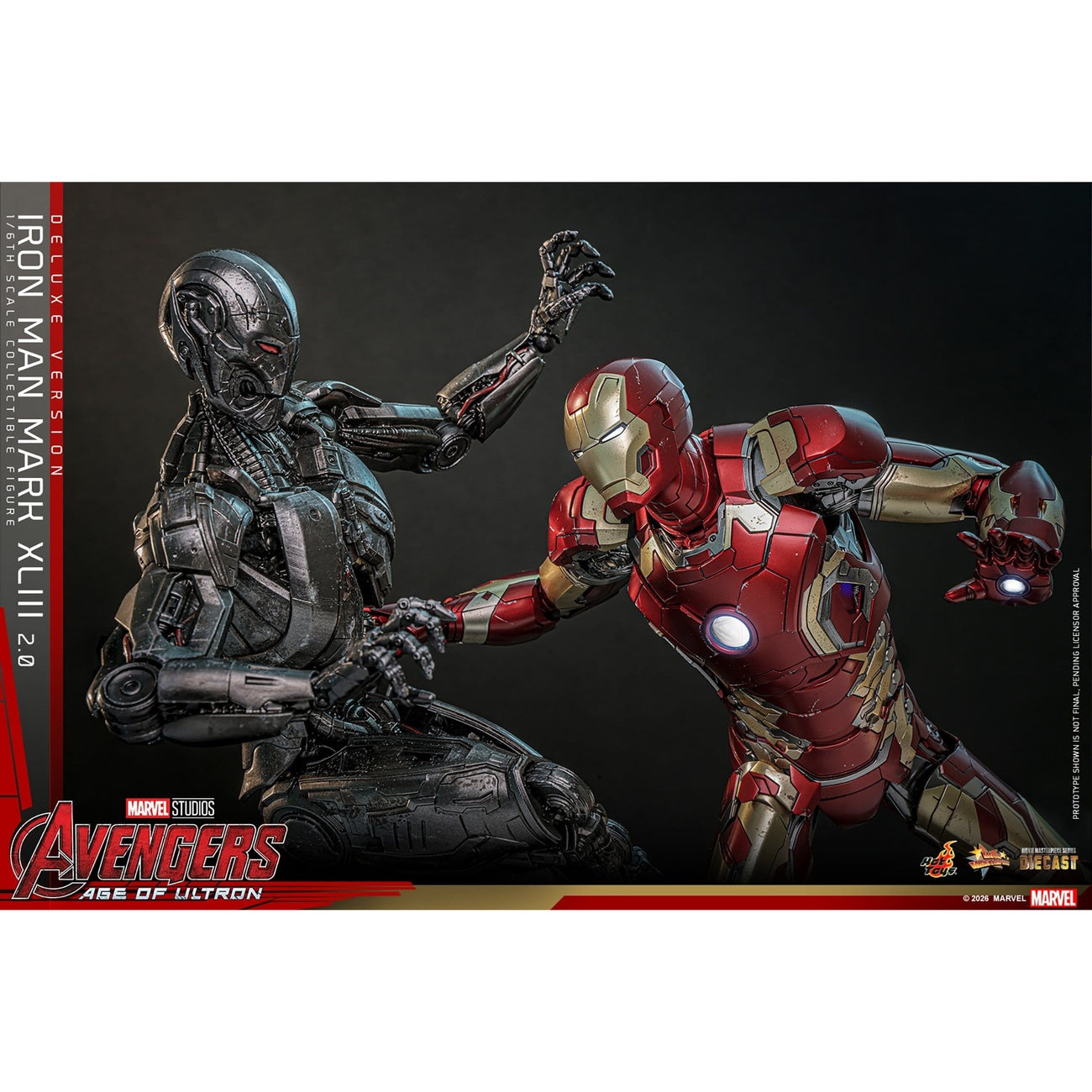 Product image Avengers: Age of Ultron - Iron Man Mark XLIII Masterpiece 1:6 Scale Action Figure Deluxe Version