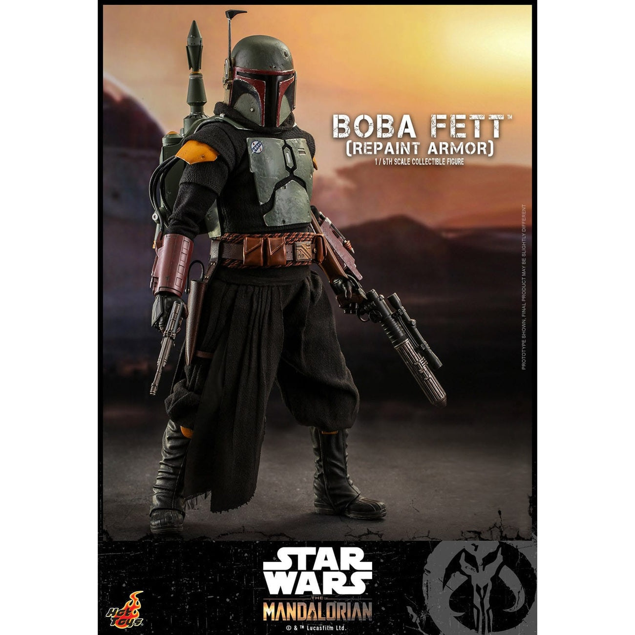Immagine del prodotto Star Wars: The Mandalorian – Action figure Boba Fett 1:6 Repaint Armor Special Edition