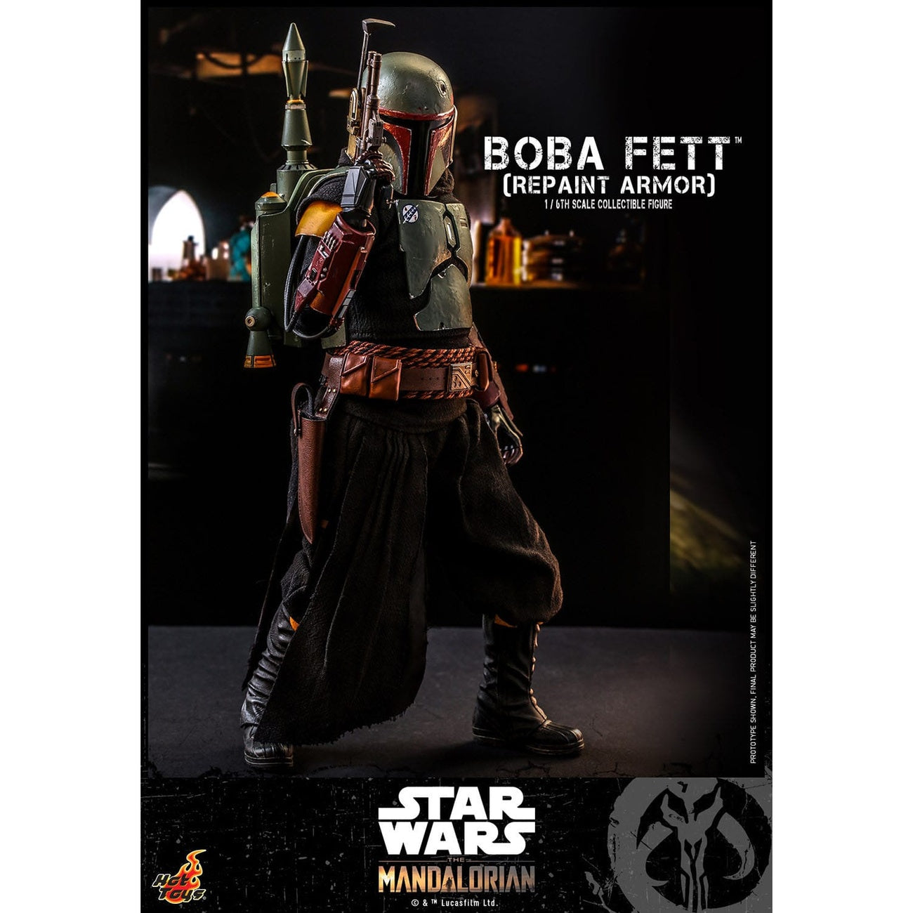 Immagine del prodotto Star Wars: The Mandalorian – Action figure Boba Fett 1:6 Repaint Armor Special Edition