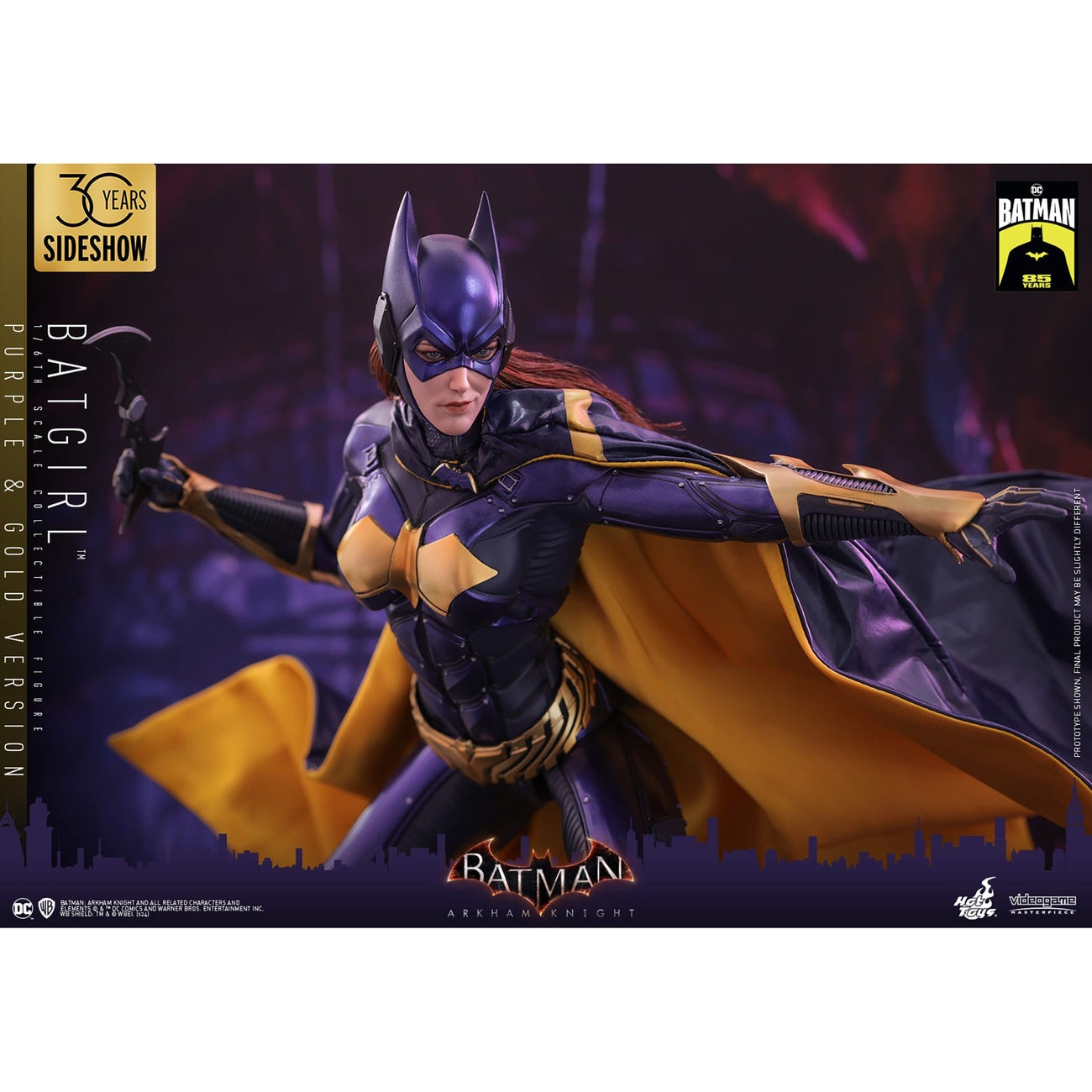 Product image Batman: Arkham Knight – Batgirl Masterpiece Action Figure 1:6 Purple and Gold Version Exclusive