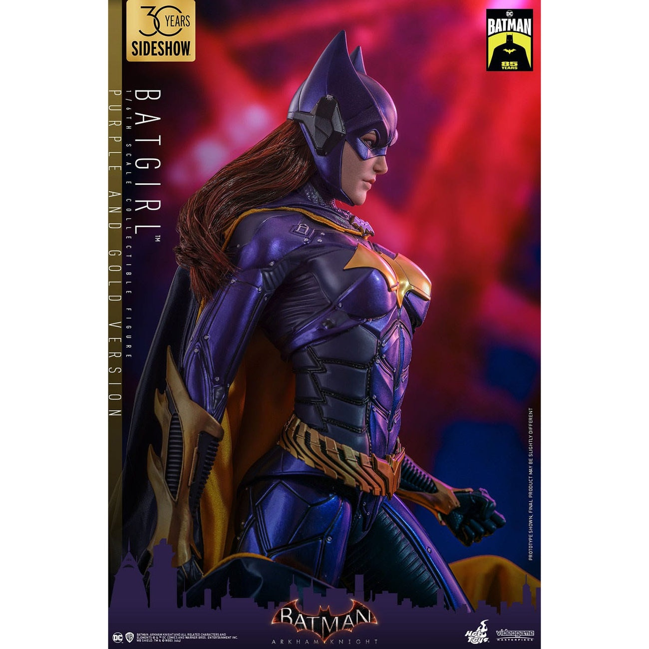 Product image Batman: Arkham Knight – Batgirl Masterpiece Action Figure 1:6 Purple and Gold Version Exclusive