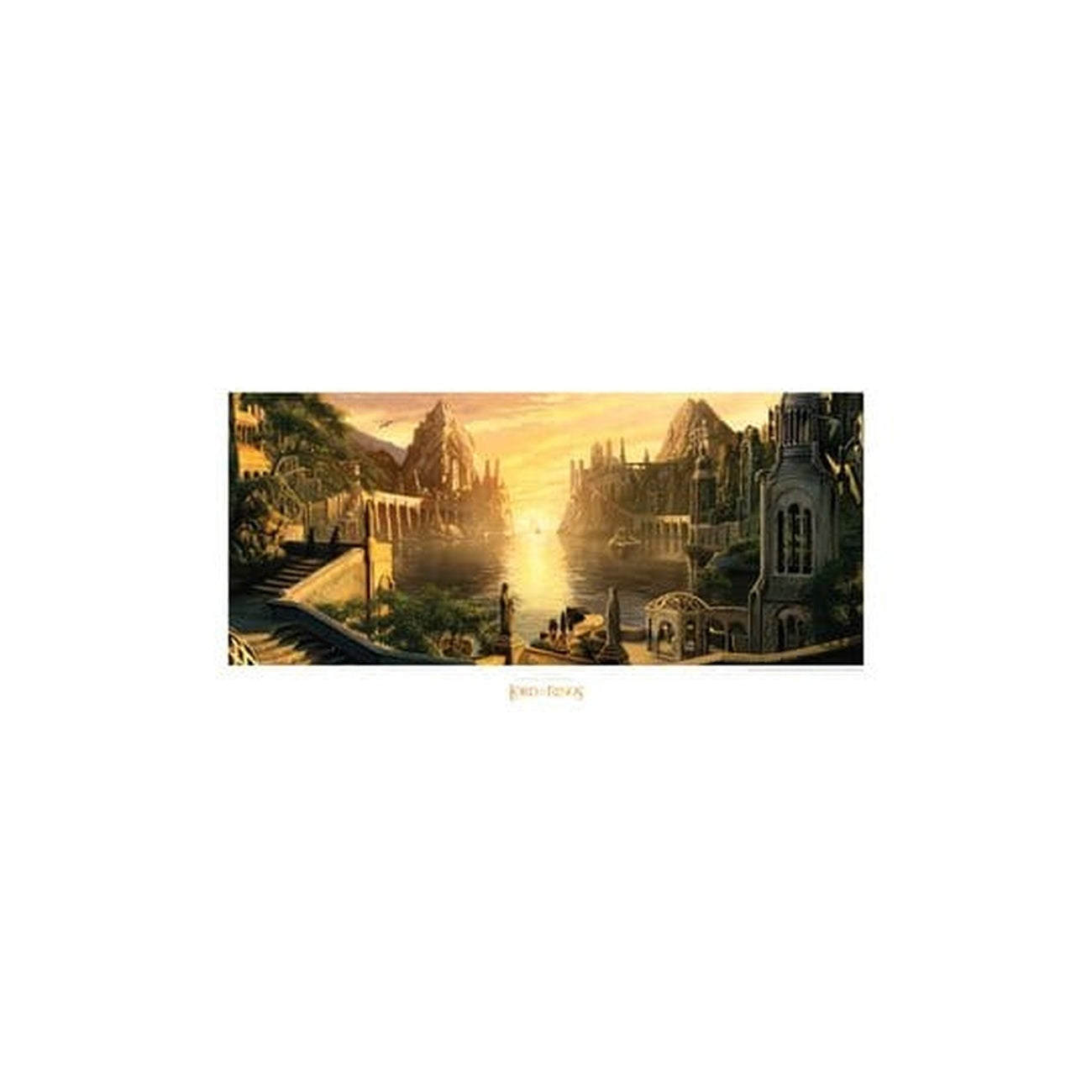 Immagine del prodotto Il Signore degli Anelli - I Porti Grigi Art Print