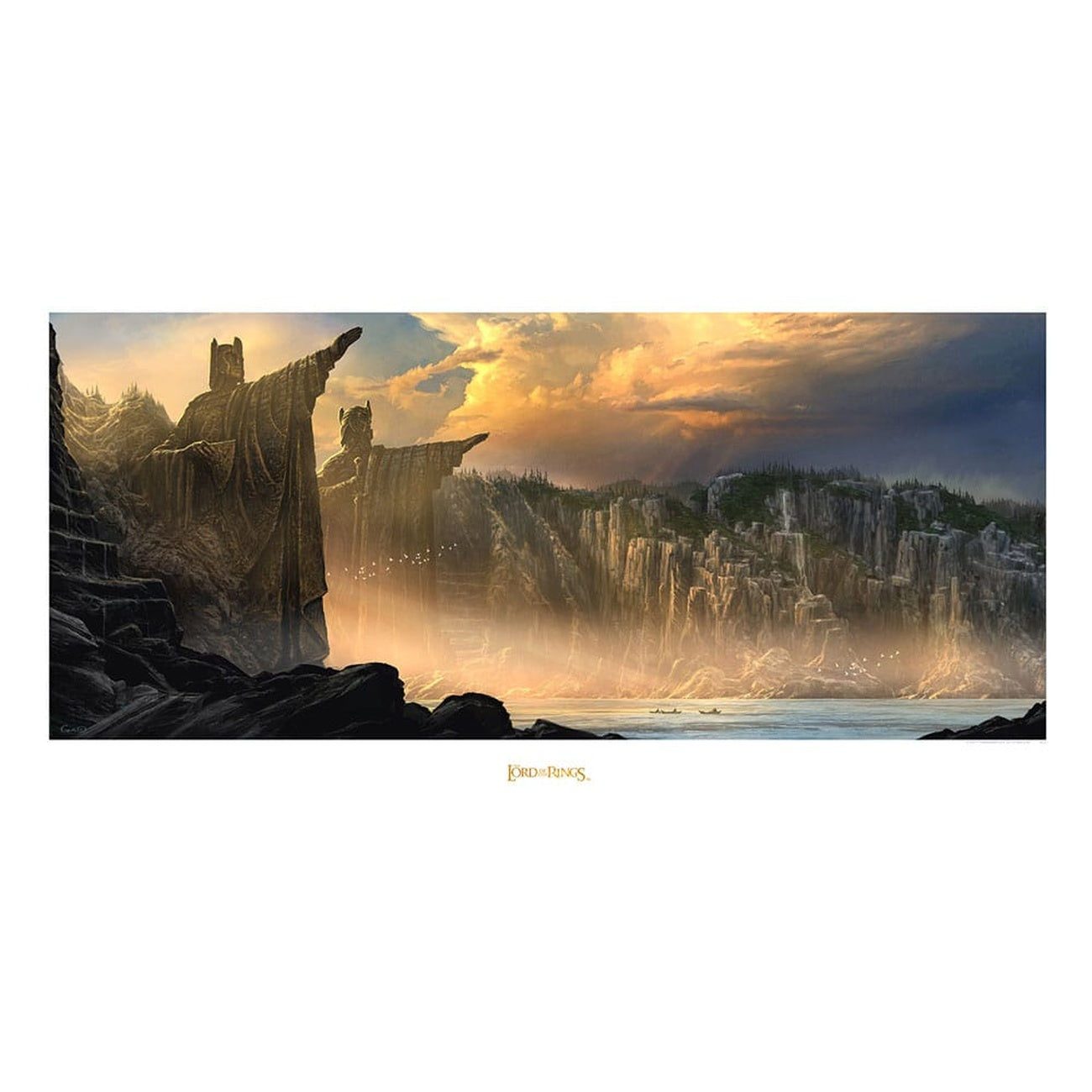 Immagine del prodotto Il Signore degli Anelli - Argonath, i Pilastri dei Re Stampa artistica