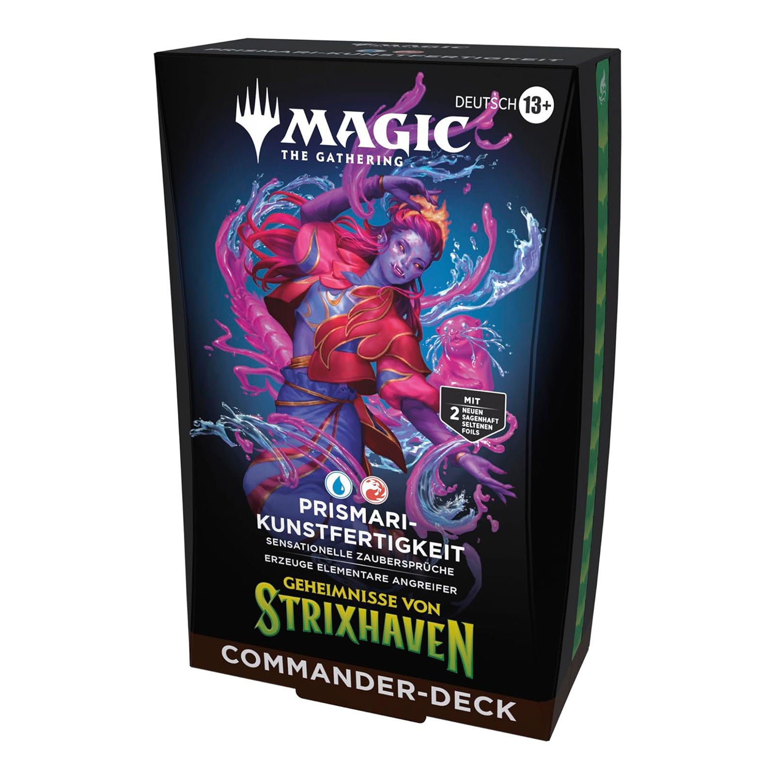 Immagine del prodotto Strixhaven: Accademia dei Maghi Mazzo Commander Prismari Performance versione tedesca - Magic: The Gathering