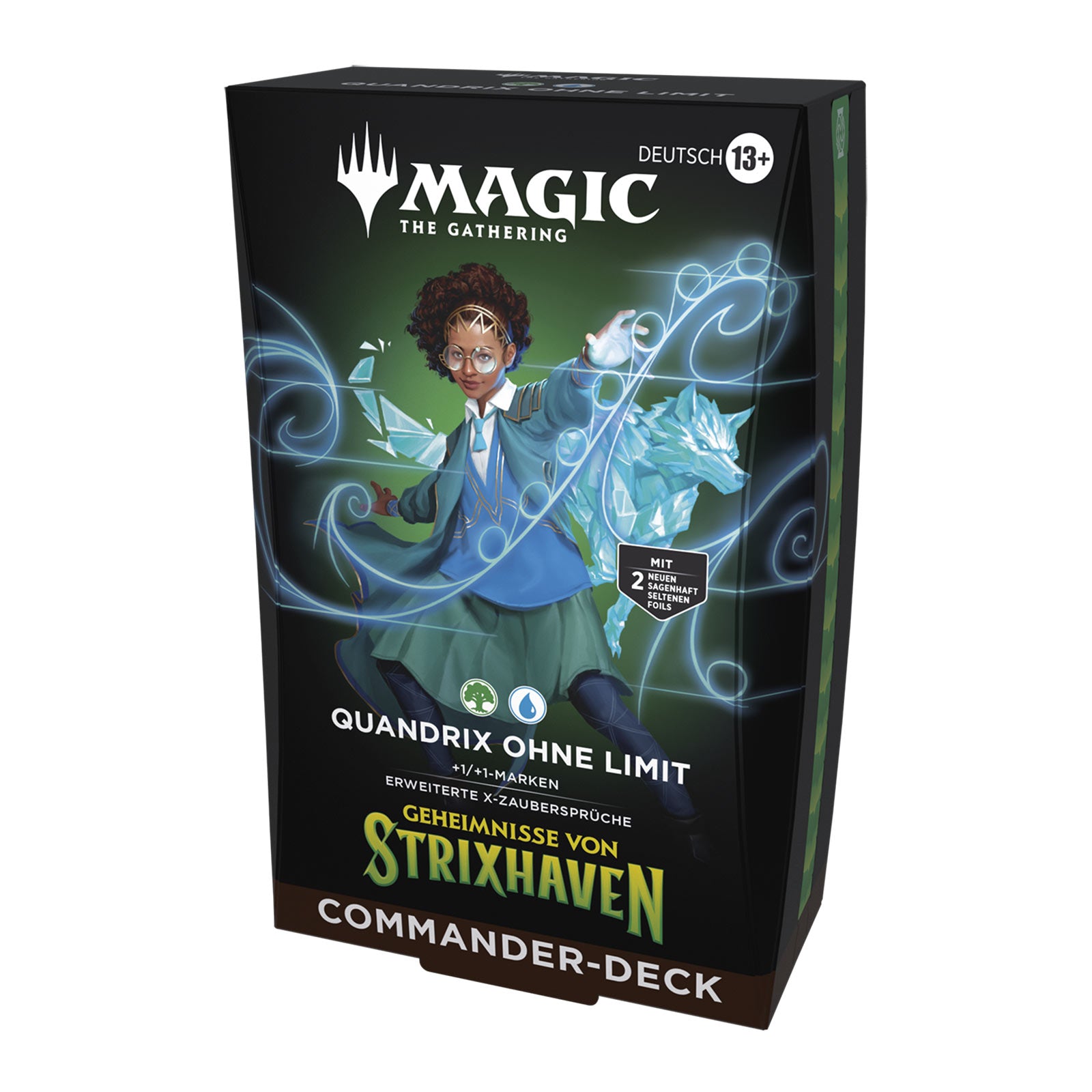 Immagine del prodotto Strixhaven: Scuola dei Maghi Quandrix Enigmi Quantistici Mazzo Commander versione tedesca - Magic: The Gathering