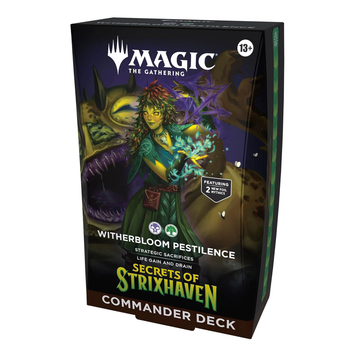 Product image Secret of Strixhaven Witherbloom Pestilence Commander Deck English Version - Magic The Gathering