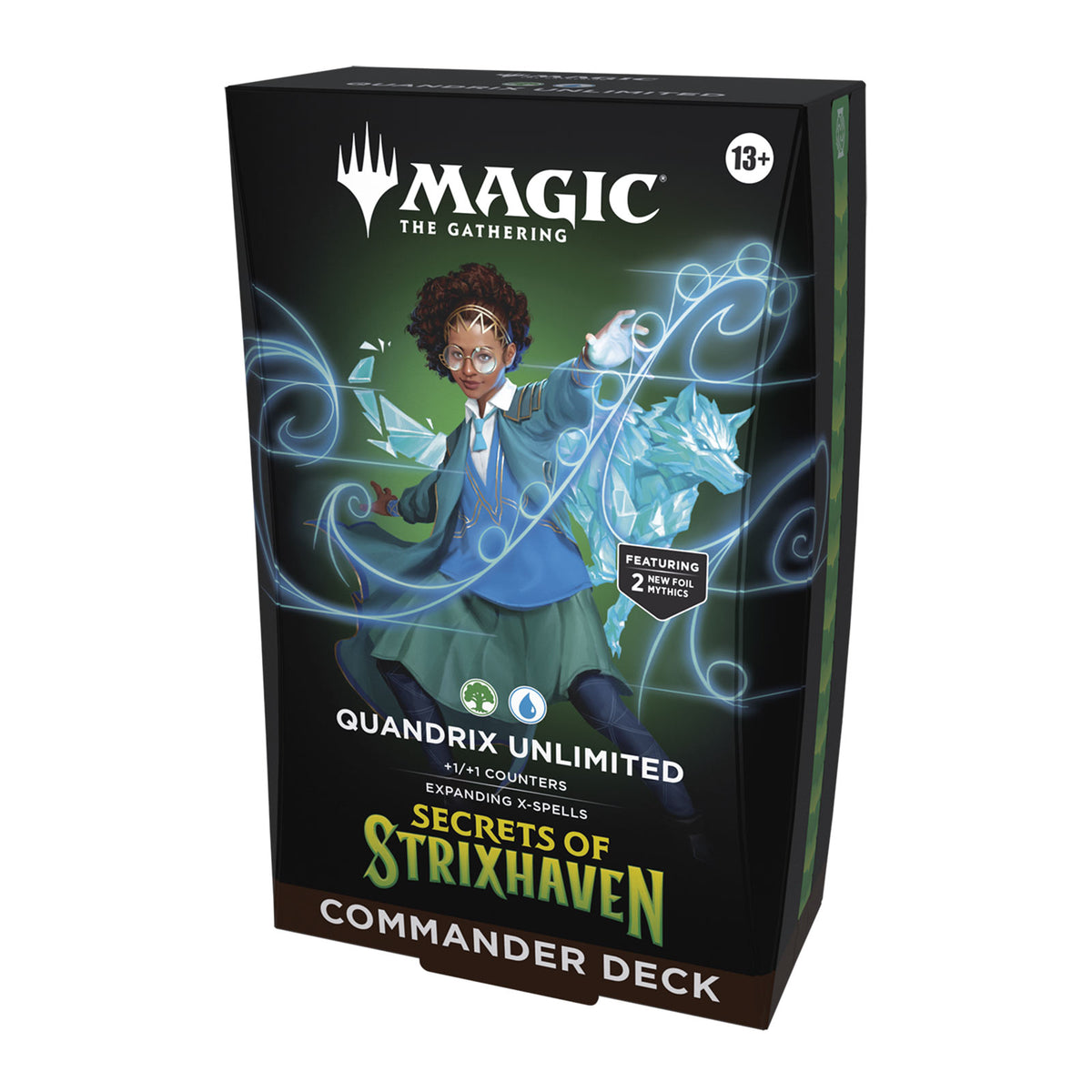 Immagine del prodotto Secret of Strixhaven Quandrix Unlimited Commander Deck versione inglese - Magic: The Gathering