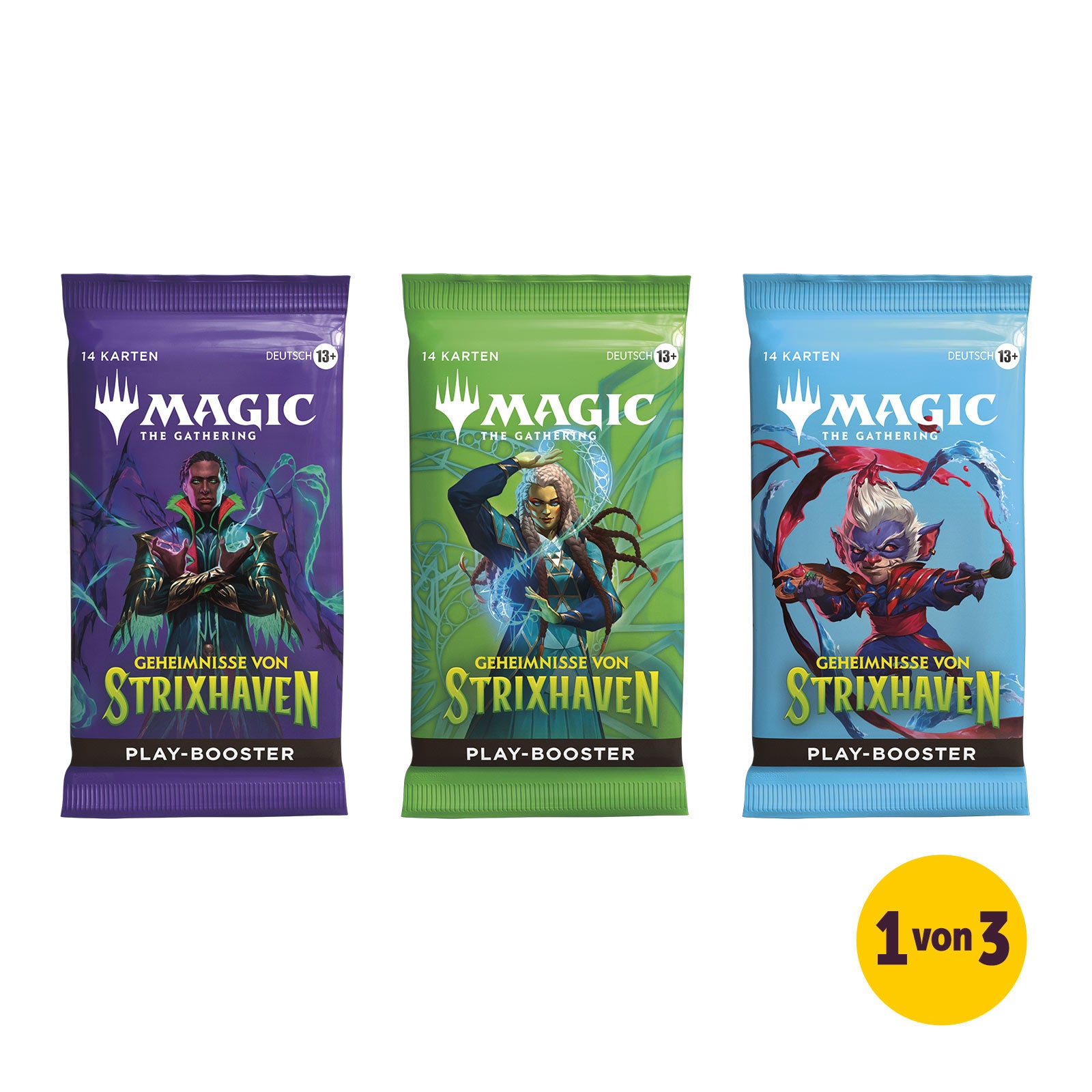 Immagine del prodotto Strixhaven: Accademia dei Maghi – Play Booster versione tedesca - Magic: The Gathering