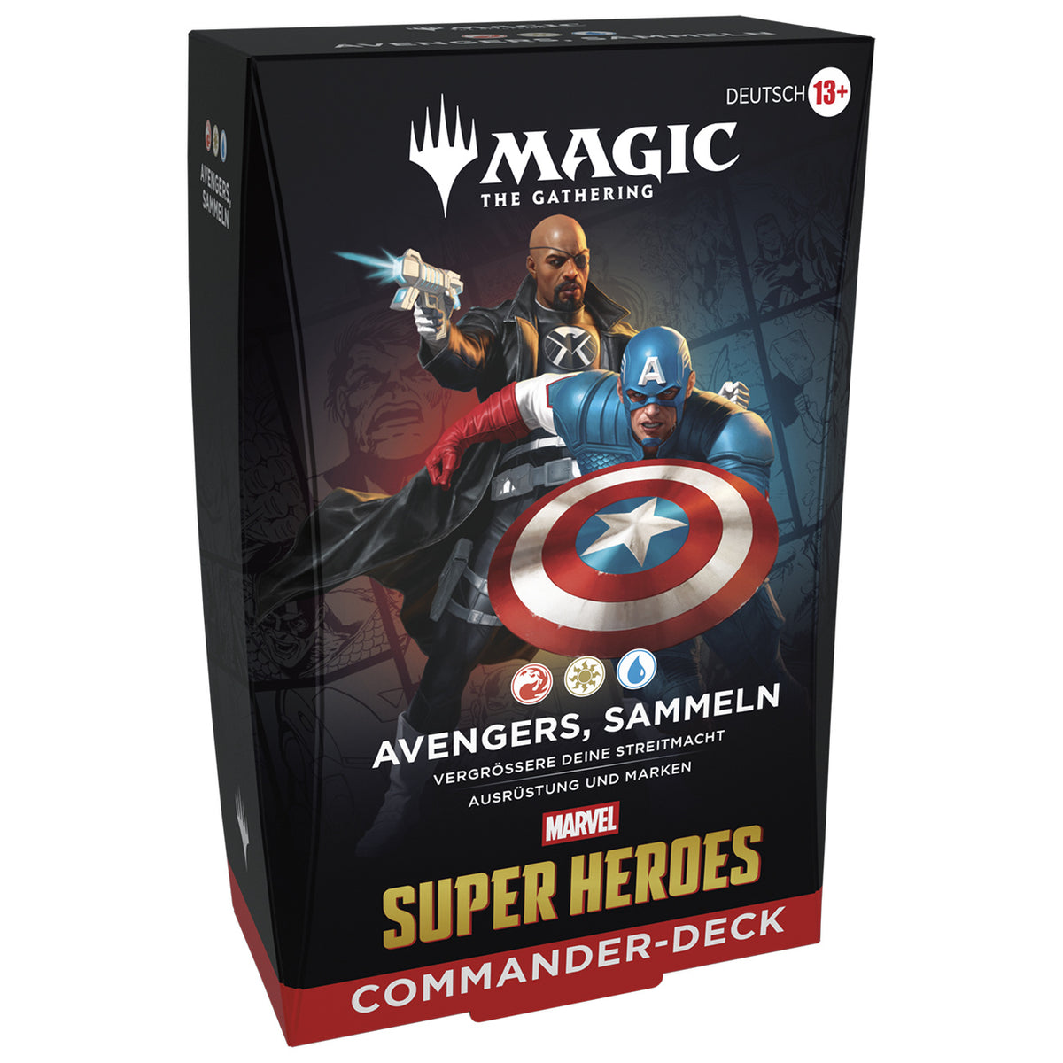 Immagine del prodotto Marvel Super Heroes Avengers Mazzo Commander versione tedesca - Magic The Gathering