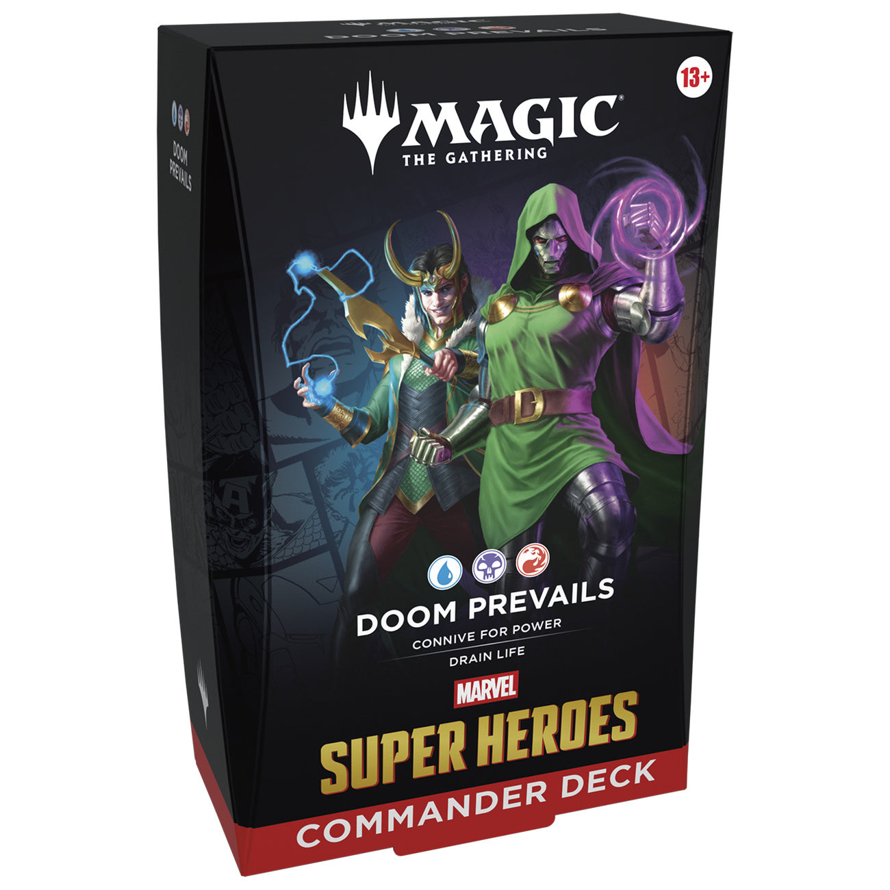 Immagine del prodotto Marvel Super Heroes Doom Prevails Mazzo Commander Versione Inglese - Magic: The Gathering