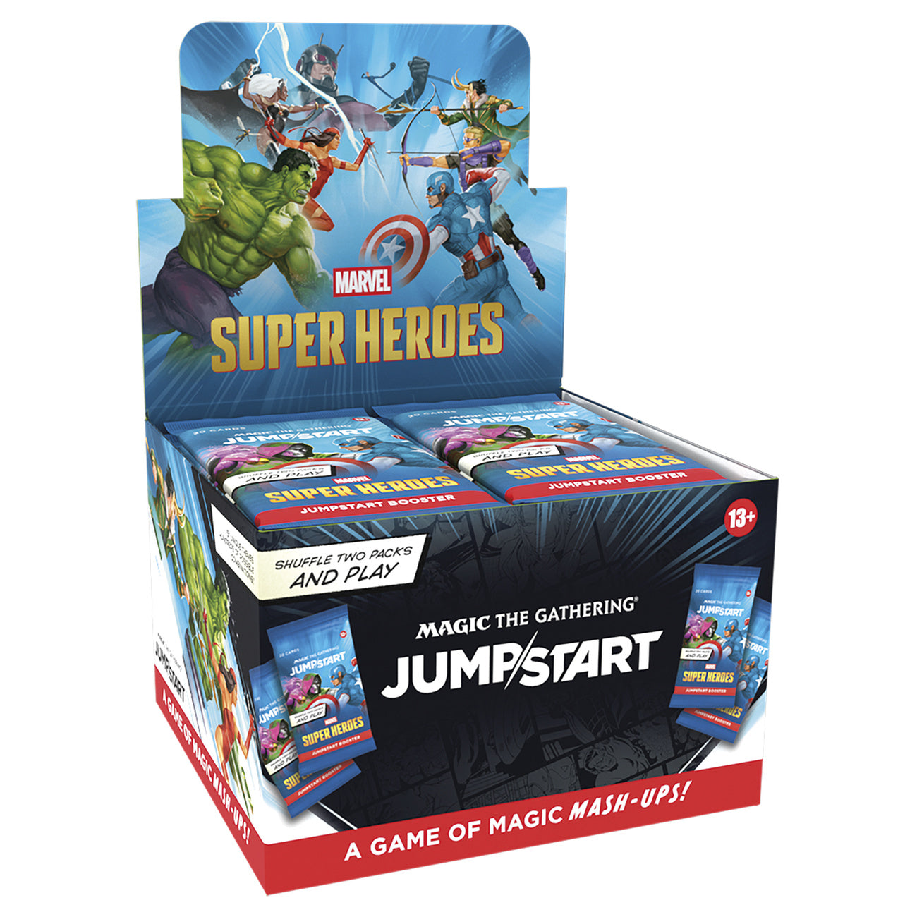 Immagine del prodotto Marvel Super Heroes Jumpstart Booster Versione inglese – Display Magic: The Gathering