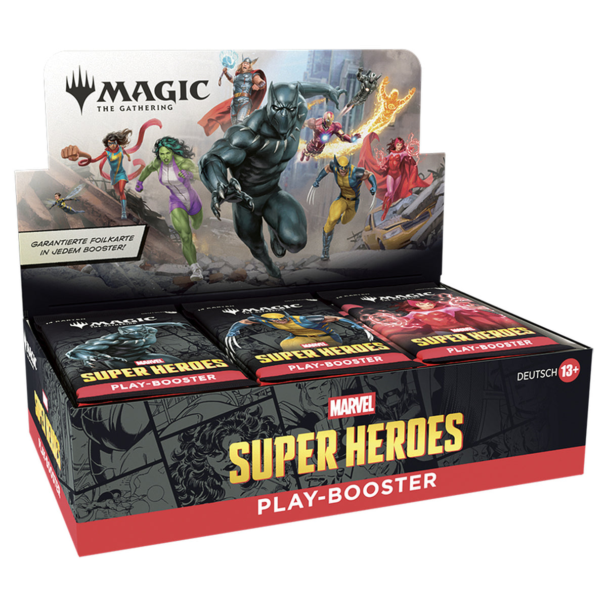 Immagine del prodotto Marvel Super Heroes Play Booster versione tedesca - Display Magic: The Gathering