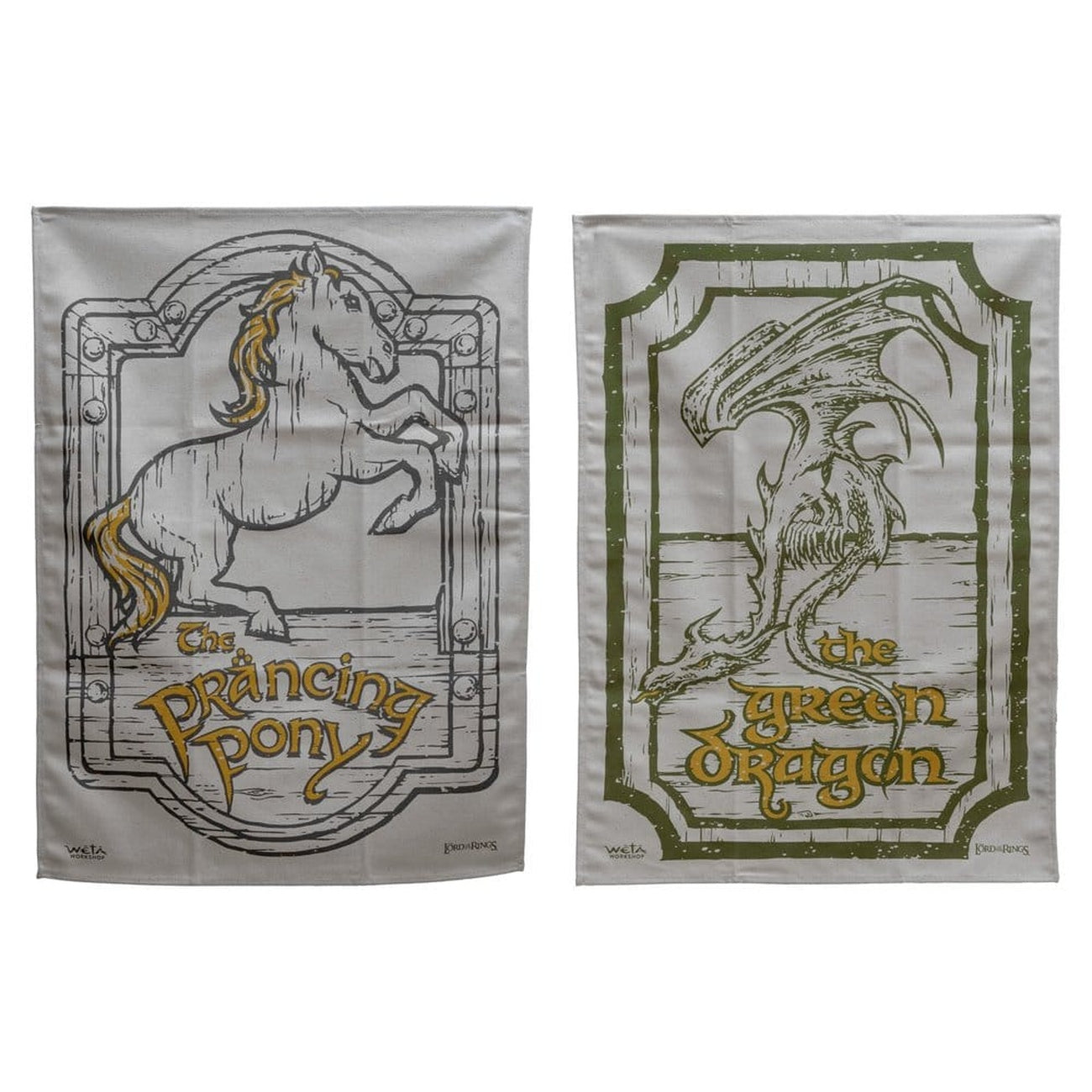 Immagine del prodotto Il Signore degli Anelli - Set 2 canovacci Green Dragon & Prancing Pony