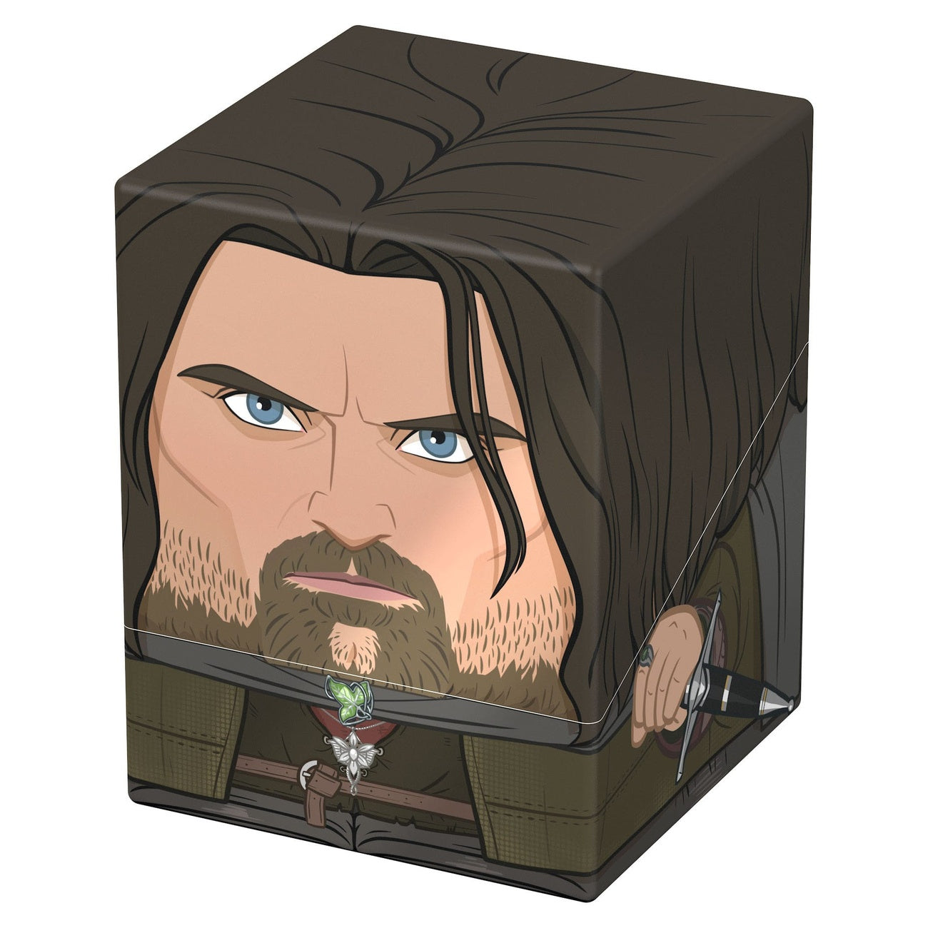 Immagine del prodotto Scatola porta carte da collezione Aragorn Ultimate Guard - Il Signore degli Anelli