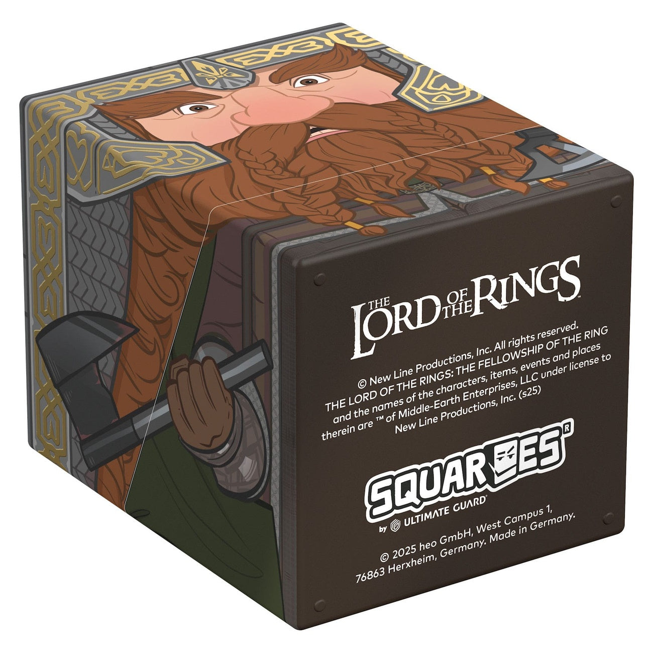 Immagine del prodotto Scatola per carte da collezione Gimli Ultimate Guard - Il Signore degli Anelli