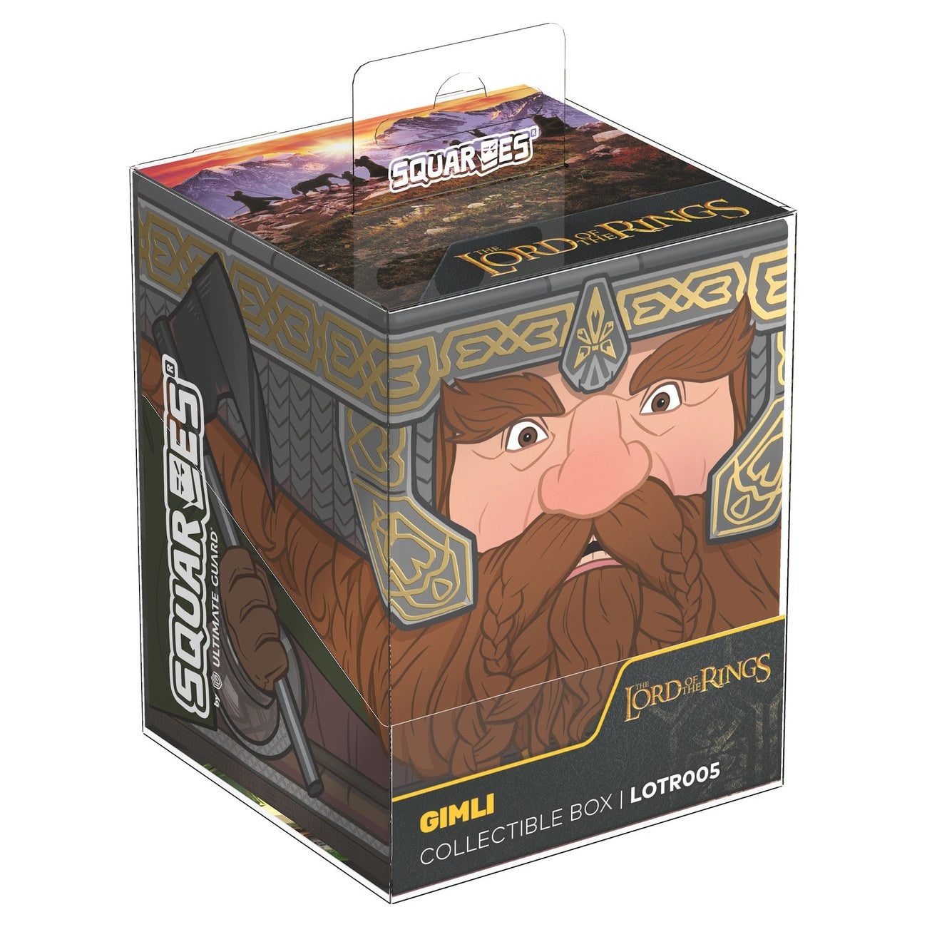 Immagine del prodotto Scatola per carte da collezione Gimli Ultimate Guard - Il Signore degli Anelli