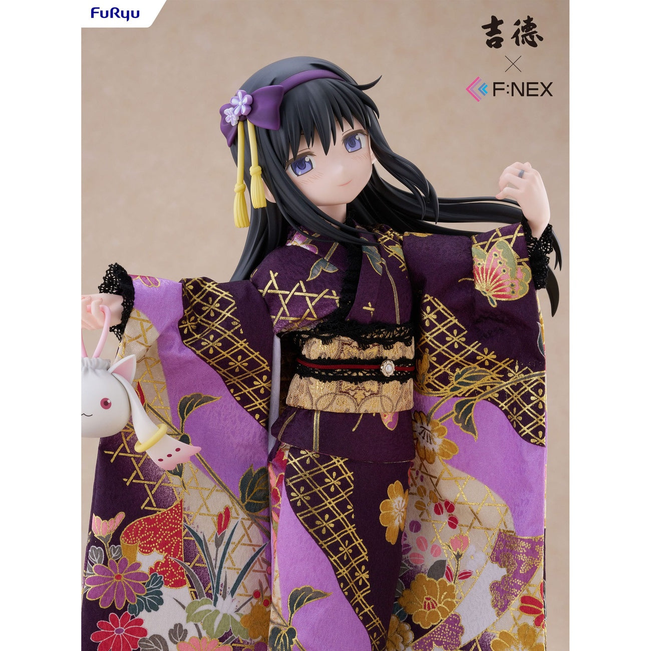 Product image Puella Magi Madoka Magica F:NEX PVC Statue 1/4 Rebellion Homura Akemi Japanese Doll 45 cm