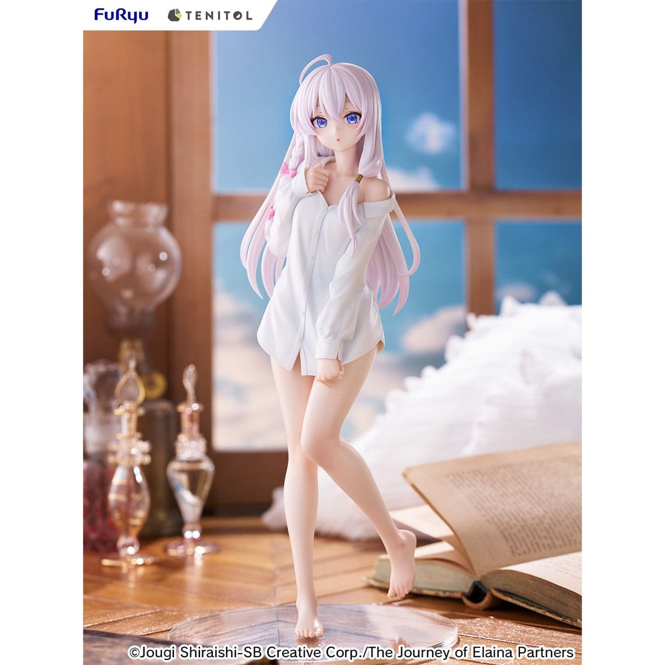 Immagine del prodotto Wandering Witch: The Journey of Elaina Statua in PVC Tenitol Tall Elaina Shirt Ver. 30 cm