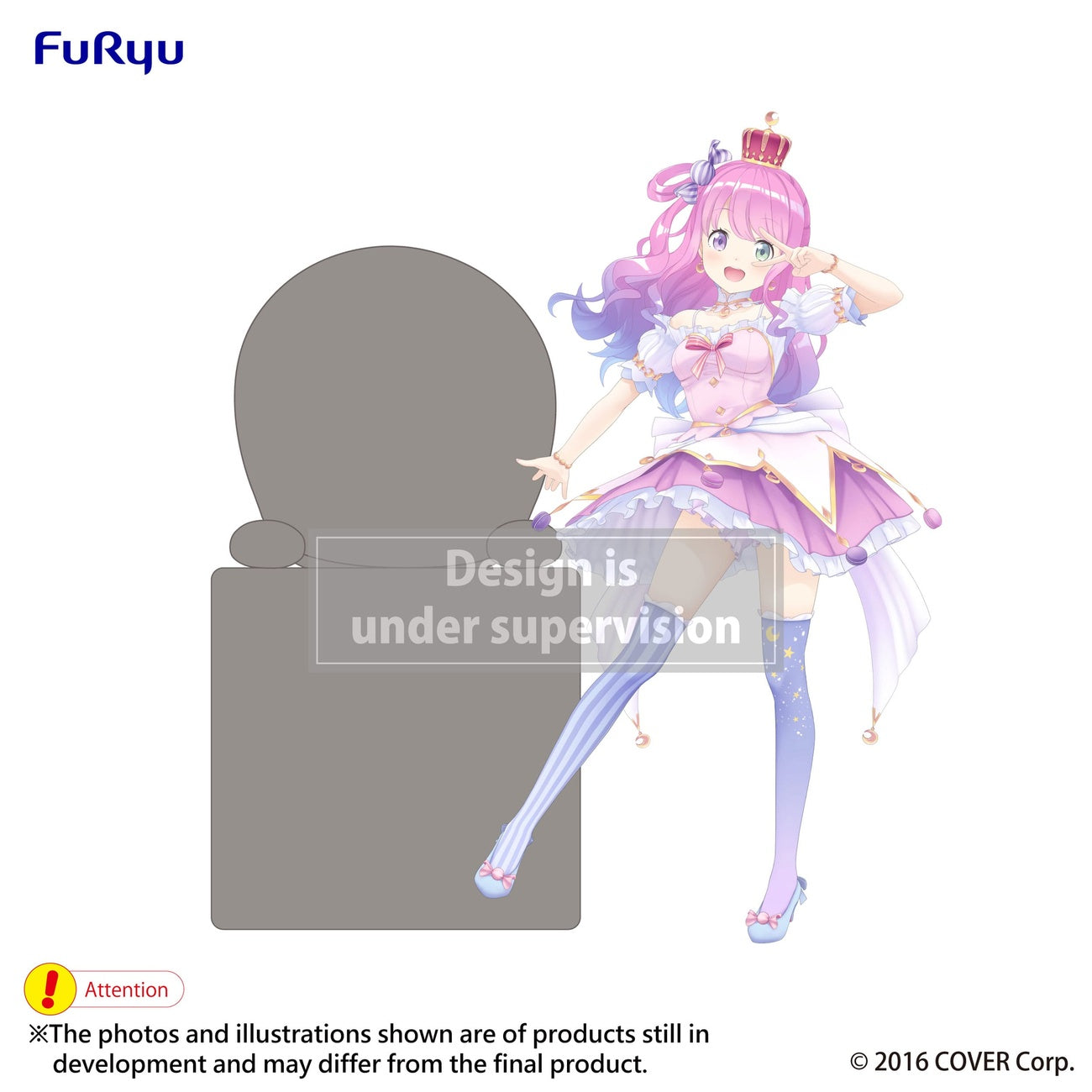 Immagine del prodotto Hololive Production statua PVC Hikkake Himemori Luna 10 cm
