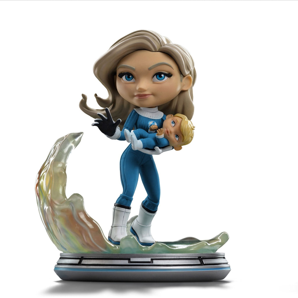 Immagine del prodotto Fantastic Four Mini Co. figura in PVC Invisible Woman e Franklin 15 cm