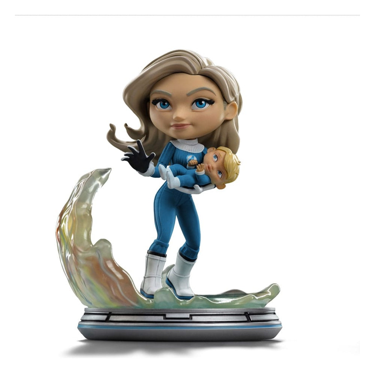 Immagine del prodotto Fantastic Four Mini Co. figura in PVC Invisible Woman e Franklin 15 cm