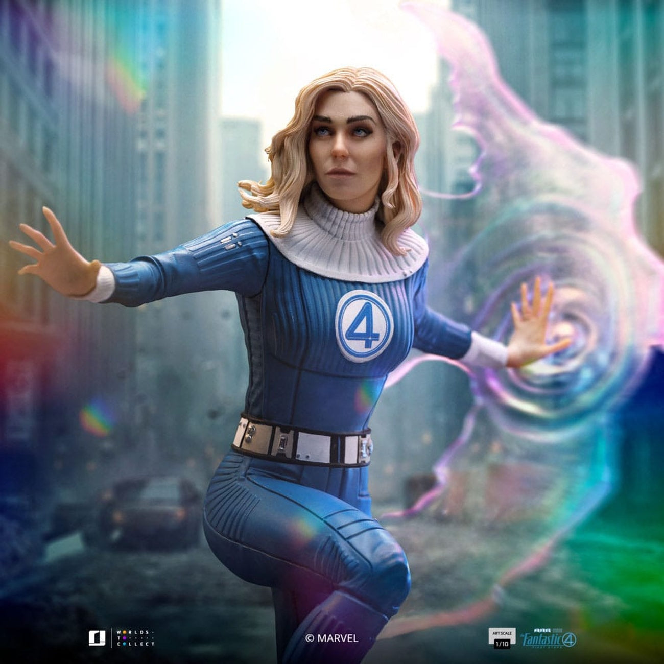 Immagine del prodotto Fantastic Four Statua Art Scale 1/10 Invisible Woman e Franklin 28 cm