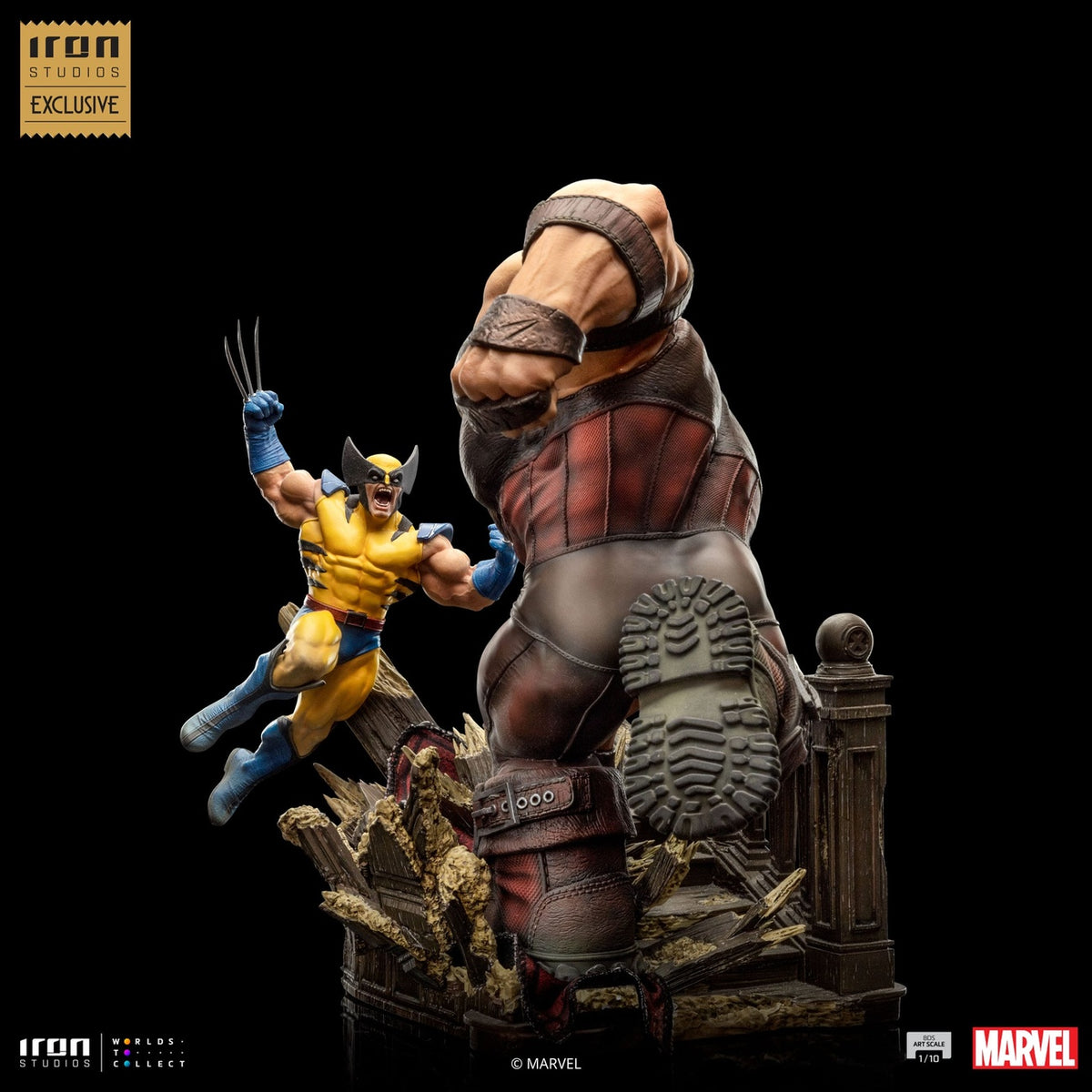 Immagine del prodotto Marvel BDS Art Scale Statua 1/10 Wolverine vs Juggernaut heo EU Exclusive 30 cm