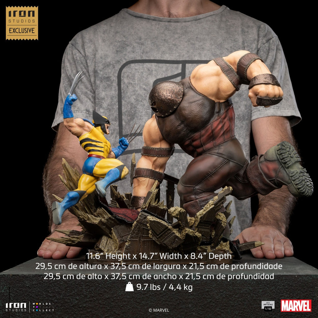 Immagine del prodotto Marvel BDS Art Scale Statua 1/10 Wolverine vs Juggernaut heo EU Exclusive 30 cm