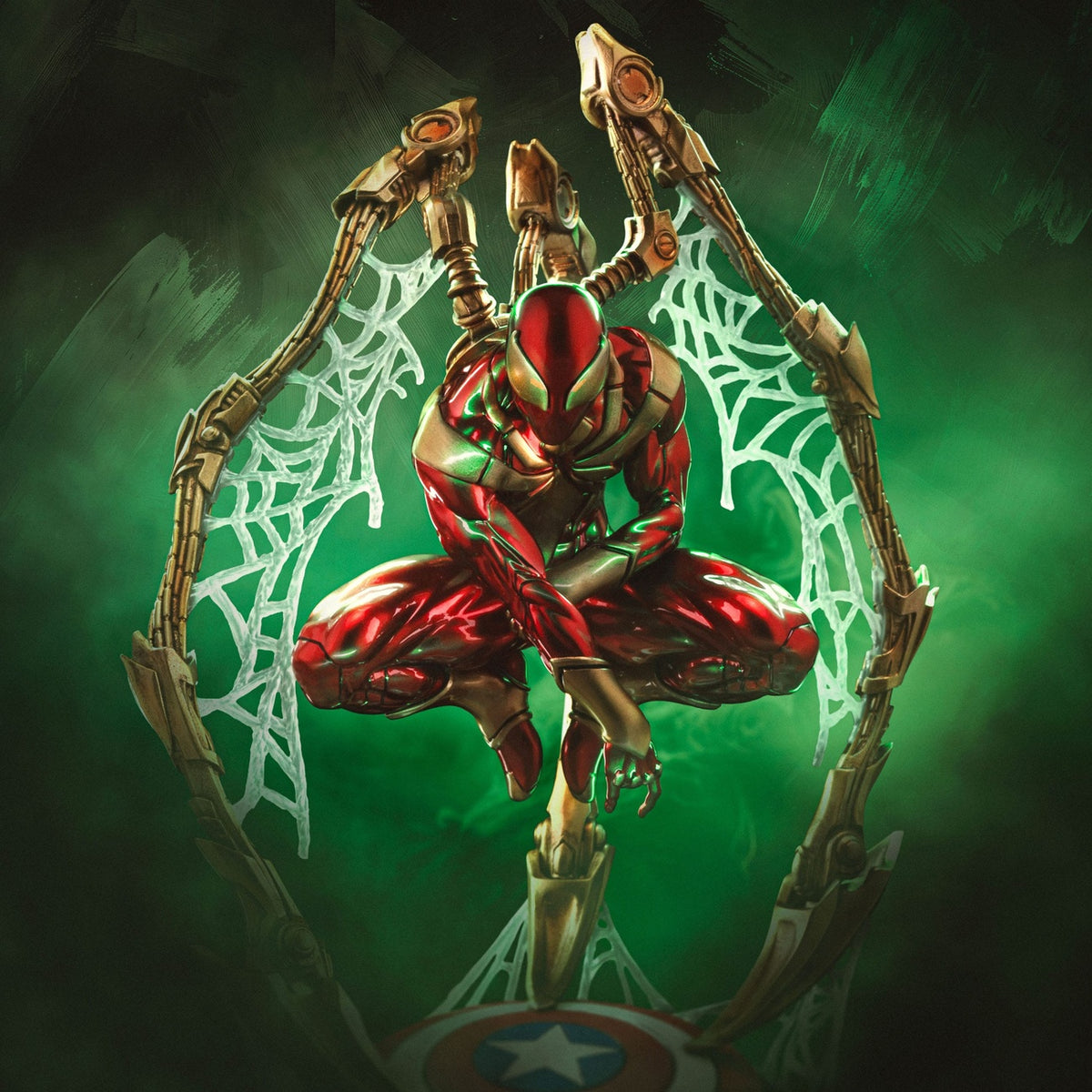 Immagine del prodotto Marvel Art Scale Deluxe Statua 1/10 Spider-Man Iron Armor Comics (Esclusiva CCXP 2024) 24 cm