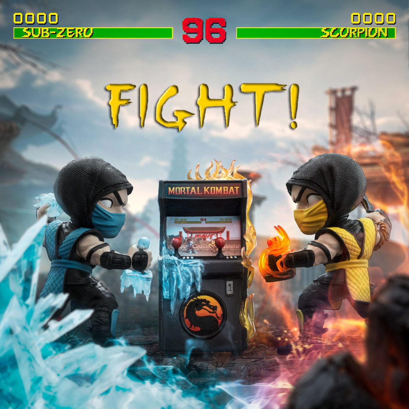Immagine del prodotto Mortal Kombat Mini Co. figure in PVC Scorpion vs Subzero Arcade Set 15 cm