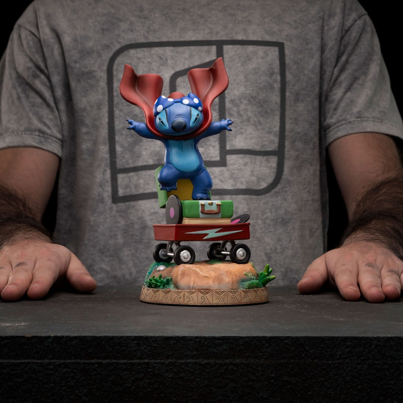 Product image Lilo & Stitch Art Scale 1/10 Statue Stitch Laundry 19 cm