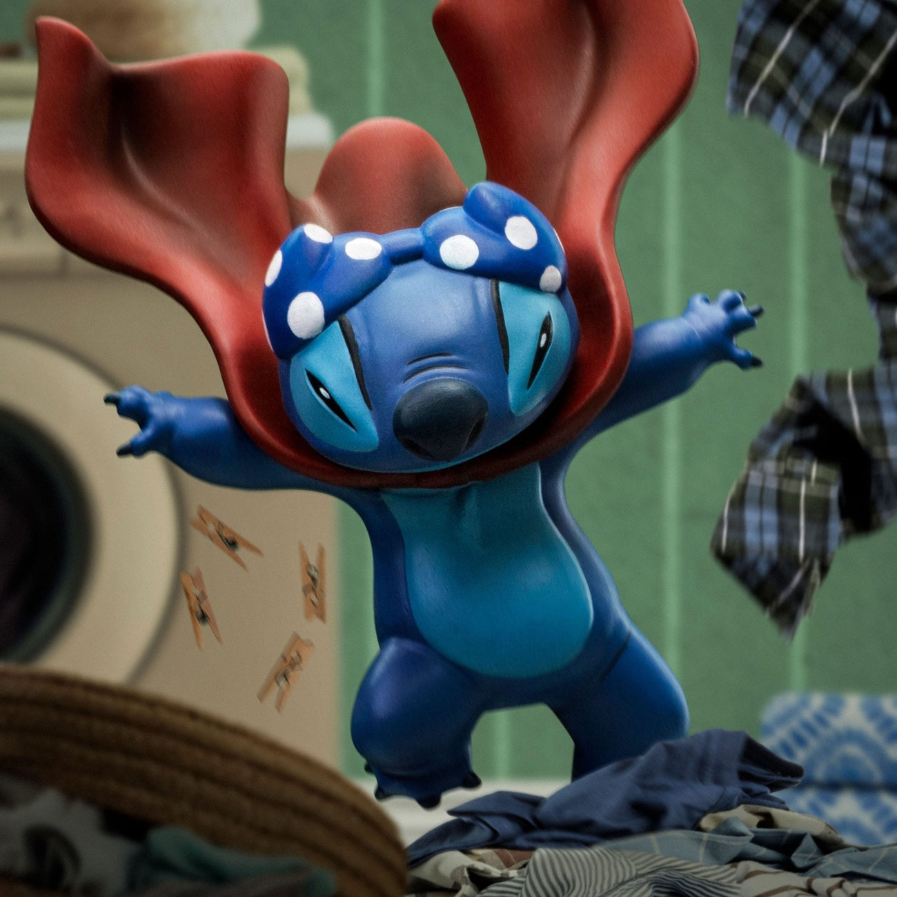 Product image Lilo & Stitch Art Scale 1/10 Statue Stitch Laundry 19 cm