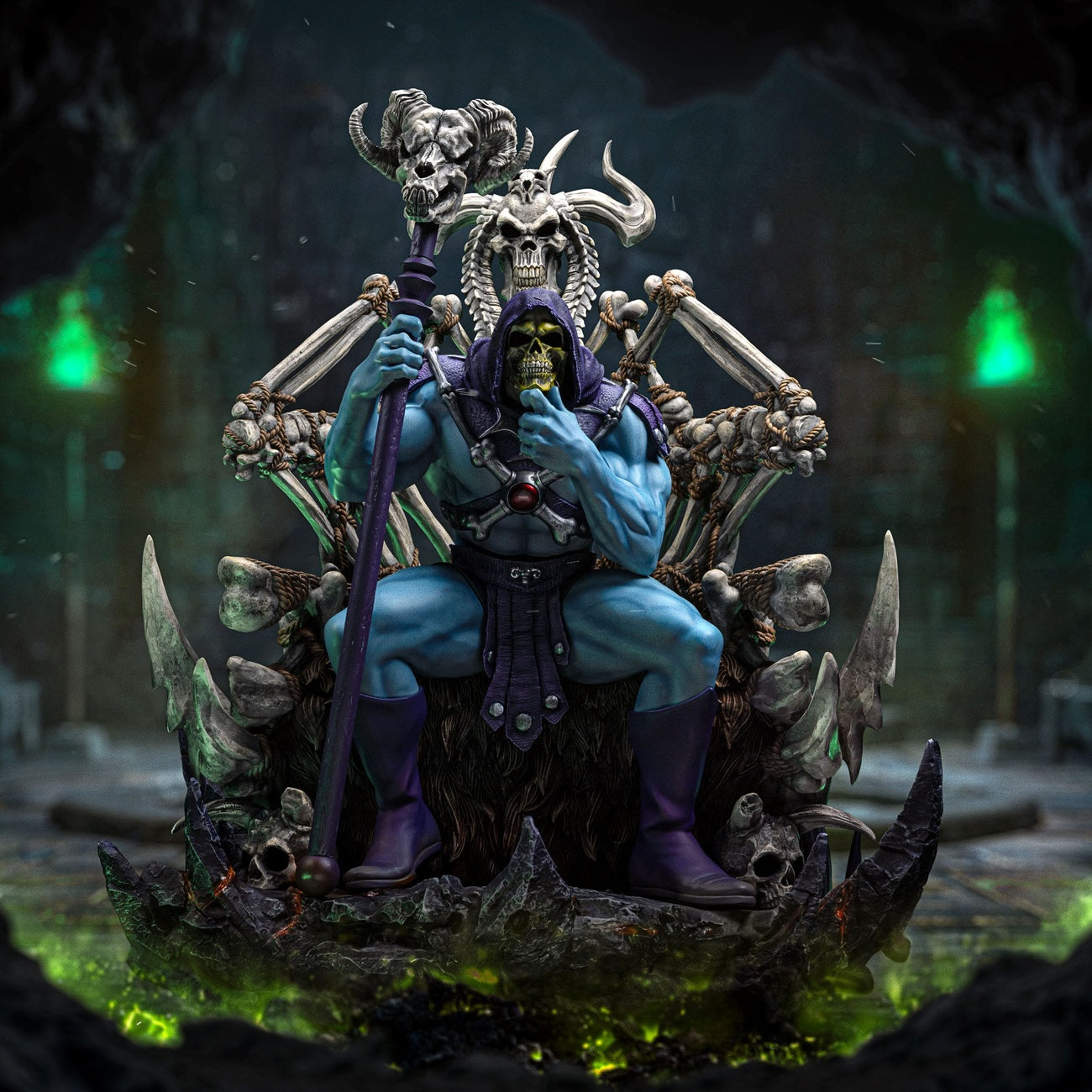 Immagine del prodotto Masters of the Universe Statua Prime Scale 1/3 Skeletor 10th Anniversary Ver. 67 cm