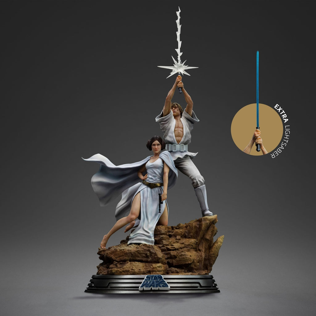 Immagine del prodotto Star Wars Statua Deluxe Art Scale 1/10 Luke e Leia 41 cm
