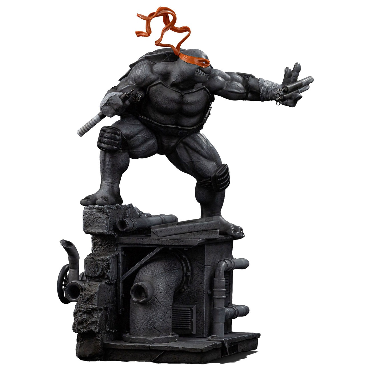 Immagine del prodotto Teenage Mutant Ninja Turtles Statua Art Scale 1/10 Michelangelo Variante Bianco e Nero 26 cm heo exclusive