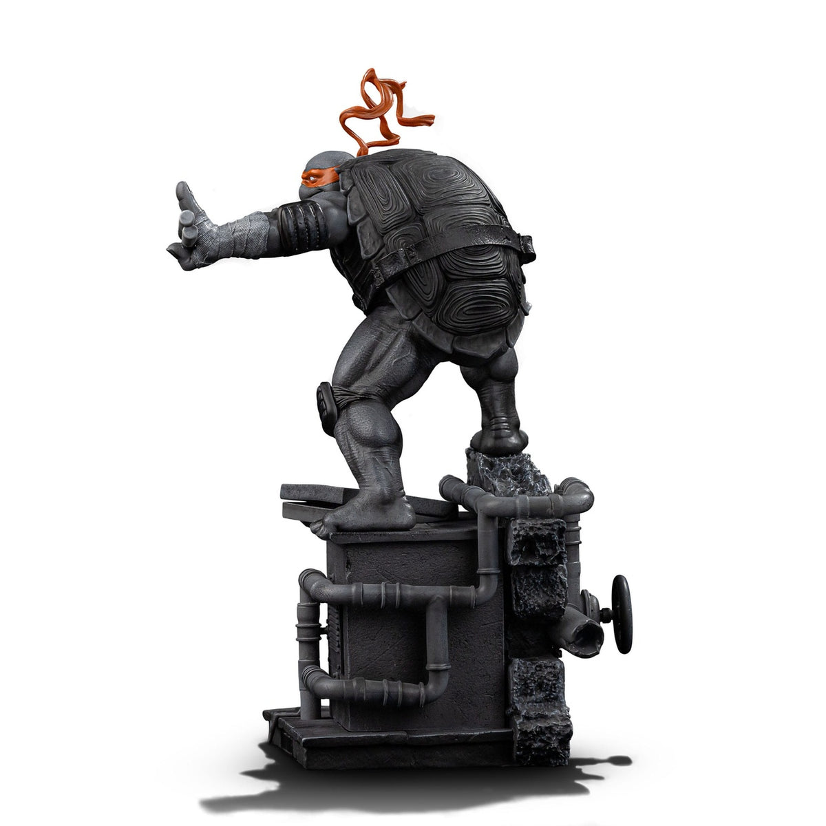 Immagine del prodotto Teenage Mutant Ninja Turtles Statua Art Scale 1/10 Michelangelo Variante Bianco e Nero 26 cm heo exclusive