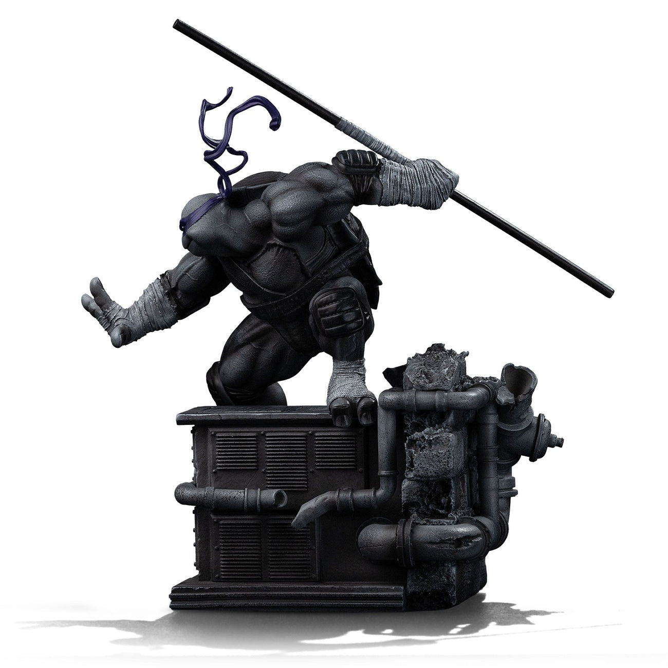 Product image Teenage Mutant Ninja Turtles Art Scale Statue 1/10 Donatello Black and White Variant 26 cm heo exclusive