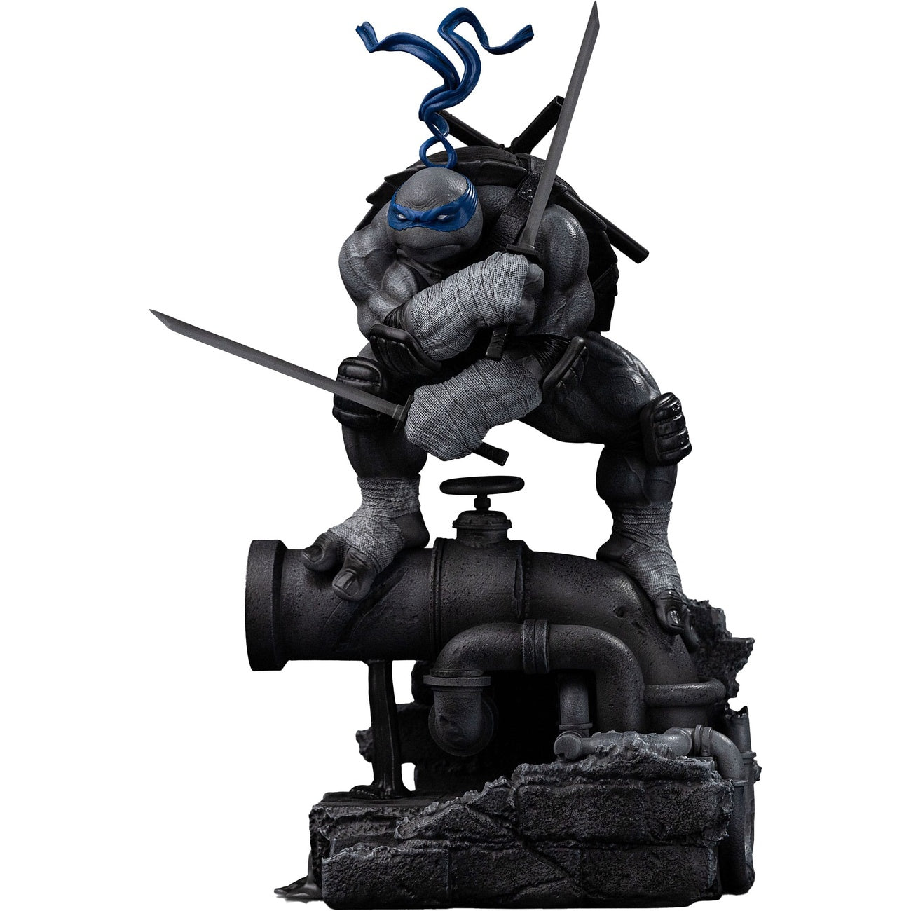 Immagine del prodotto Teenage Mutant Ninja Turtles Statua Art Scale 1/10 Leonardo Variante Bianco e Nero 26 cm heo exclusive
