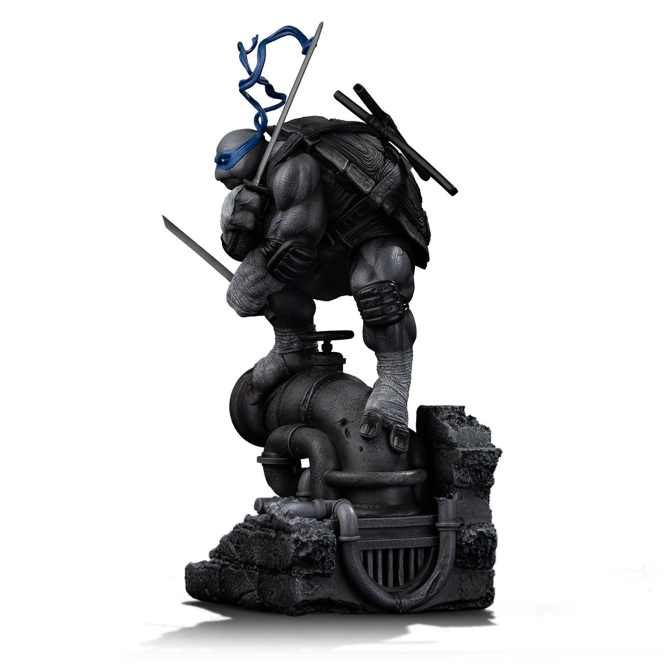 Immagine del prodotto Teenage Mutant Ninja Turtles Statua Art Scale 1/10 Leonardo Variante Bianco e Nero 26 cm heo exclusive