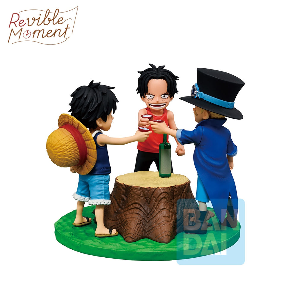 Immagine del prodotto One Piece - Figura Ace, Sabo e Luffy Dramatic Memories Ichibansho