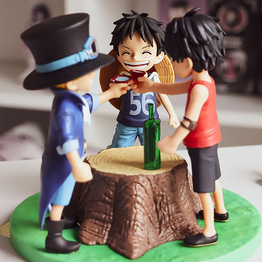 Immagine del prodotto One Piece - Figura Ace, Sabo e Luffy Dramatic Memories Ichibansho
