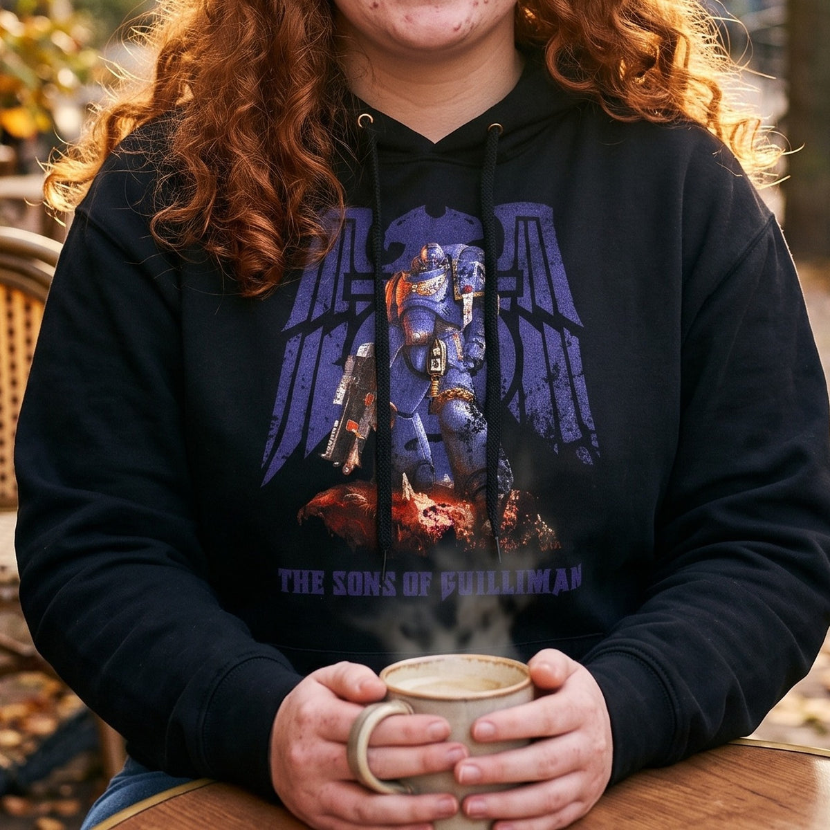 Immagine del prodotto Warhammer - Felpa con cappuccio Space Marines nera