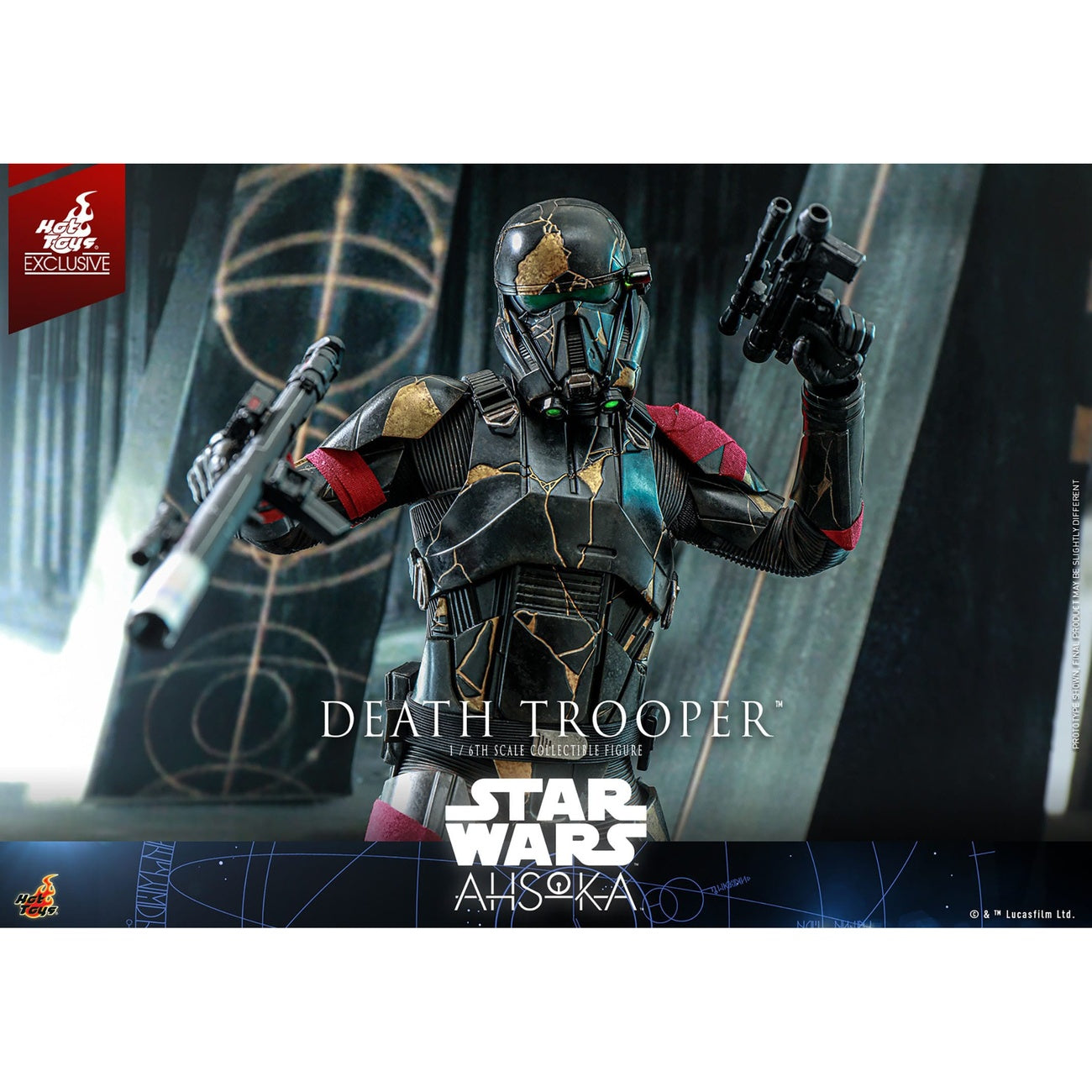 Product image Star Wars: Ahsoka Television Masterpiece 1/6 Death Trooper Action Figure Hot Toys Exclusive 31 cm