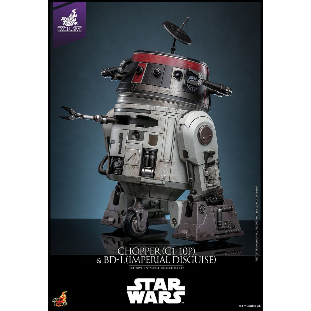Immagine del prodotto Star Wars Set di action figure 1/6 Chopper (C1-10P™) & BD-1™ (Imperial Disguise) 18 cm & 8 cm