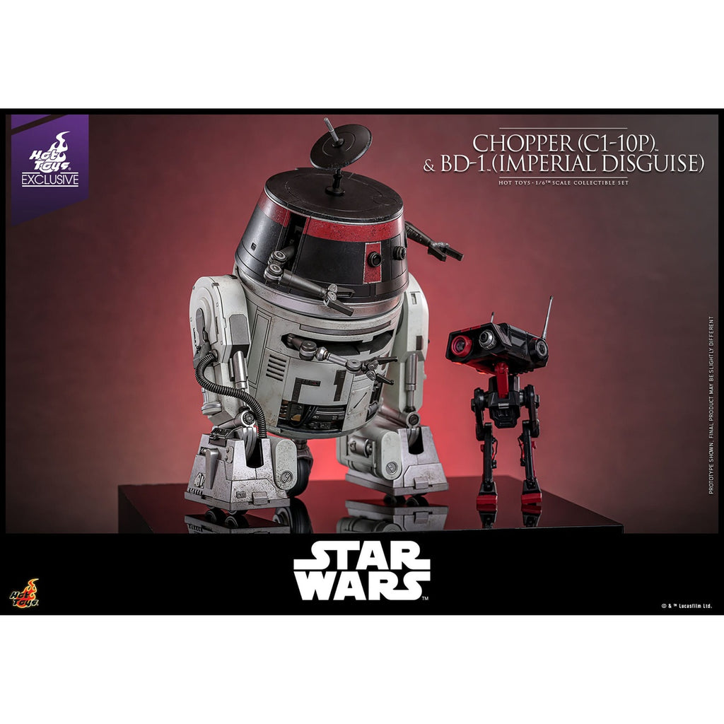 Immagine del prodotto Star Wars Set di action figure 1/6 Chopper (C1-10P™) & BD-1™ (Imperial Disguise) 18 cm & 8 cm
