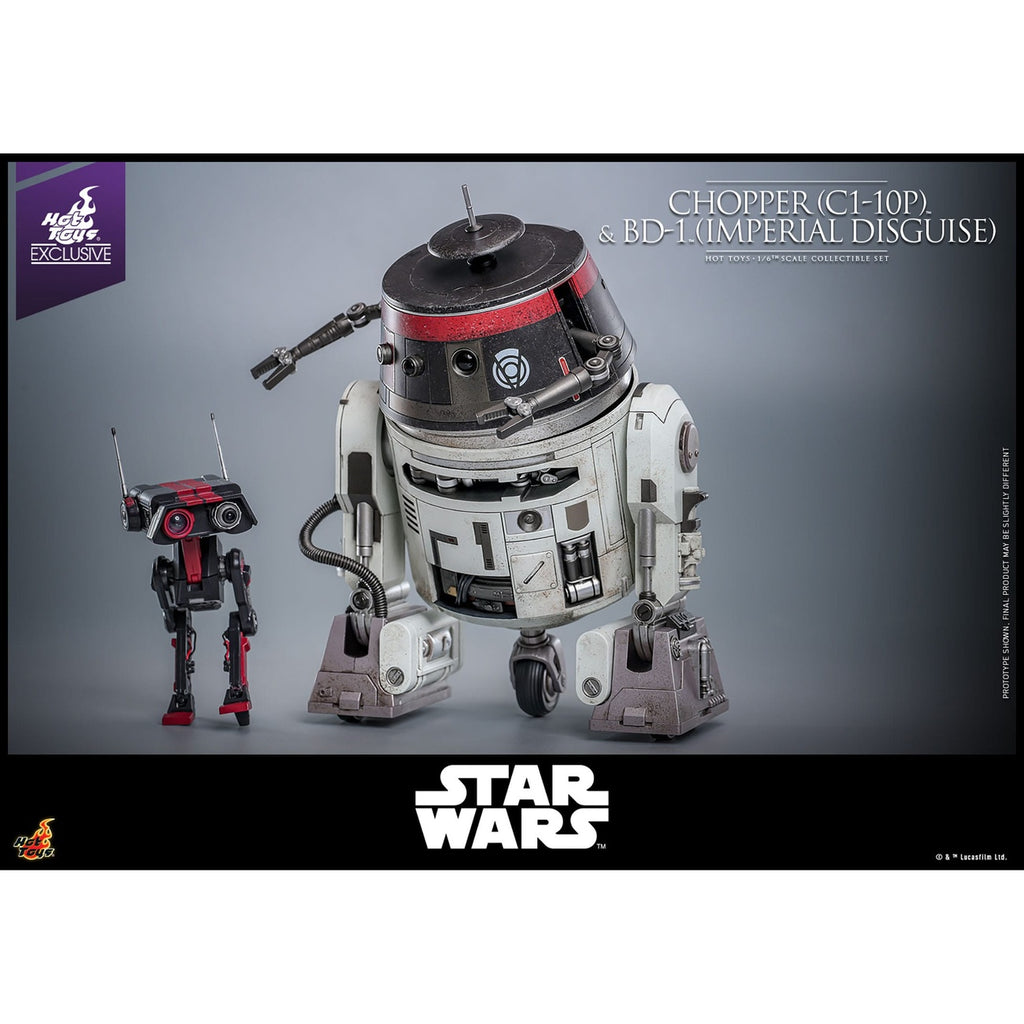 Immagine del prodotto Star Wars Set di action figure 1/6 Chopper (C1-10P™) & BD-1™ (Imperial Disguise) 18 cm & 8 cm