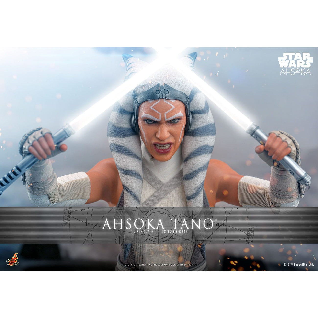 Immagine del prodotto Star Wars: Ahsoka Action figure 1/6 Ahsoka Tano 28 cm