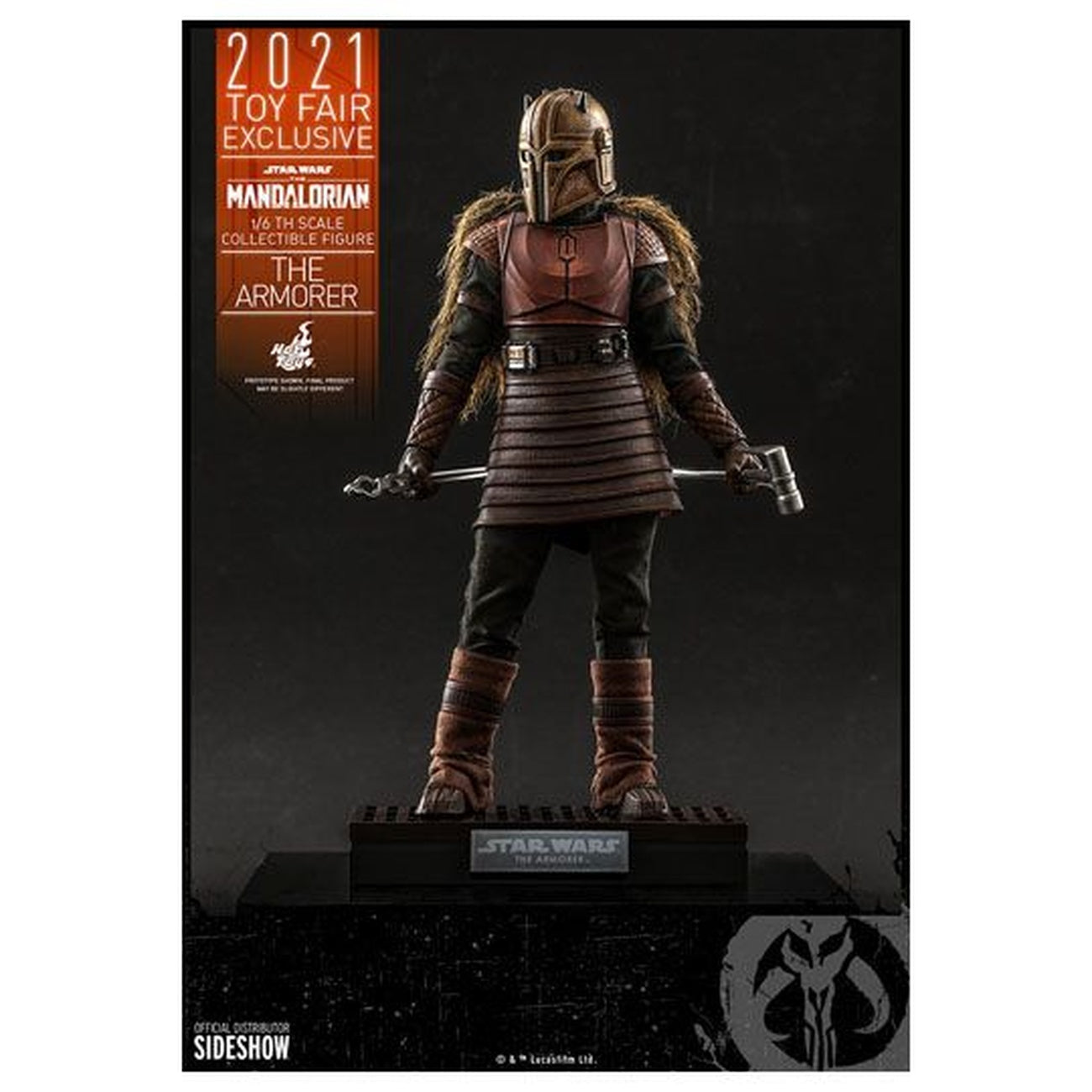 Immagine del prodotto Star Wars The Mandalorian Action figure 1/6 The Armorer 2021 Toy Fair Exclusive 29 cm
